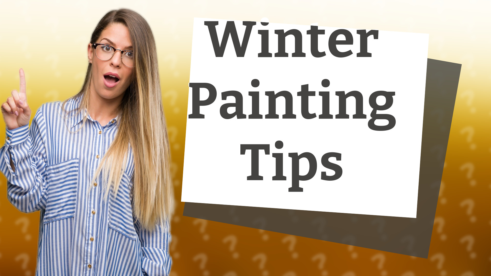 Winter Painting Tips