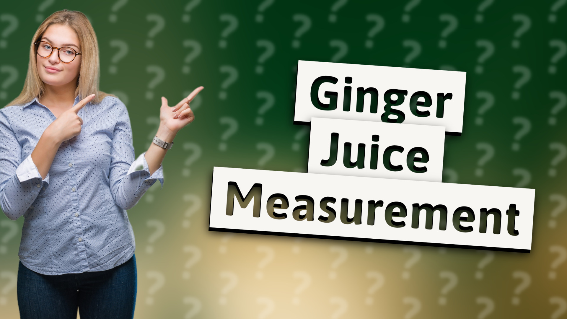 Ginger Juice Measurement