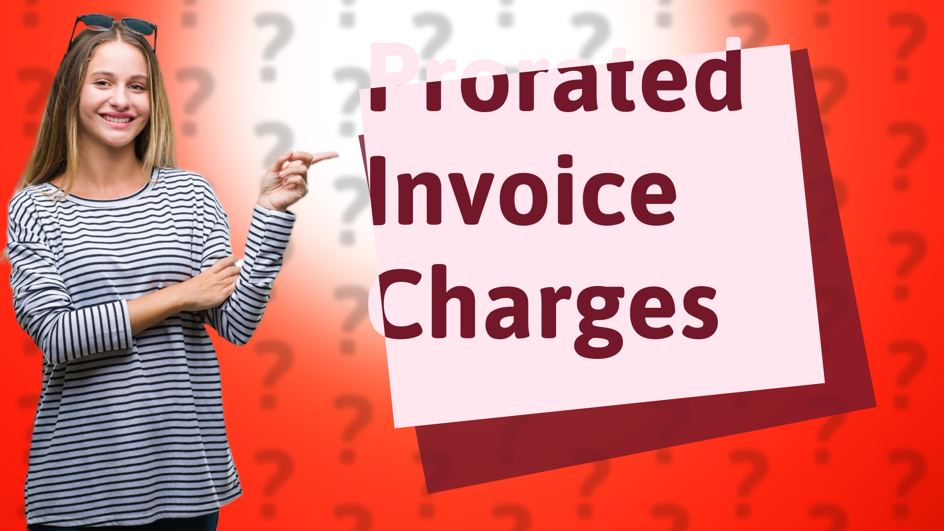Prorated Invoice Charges