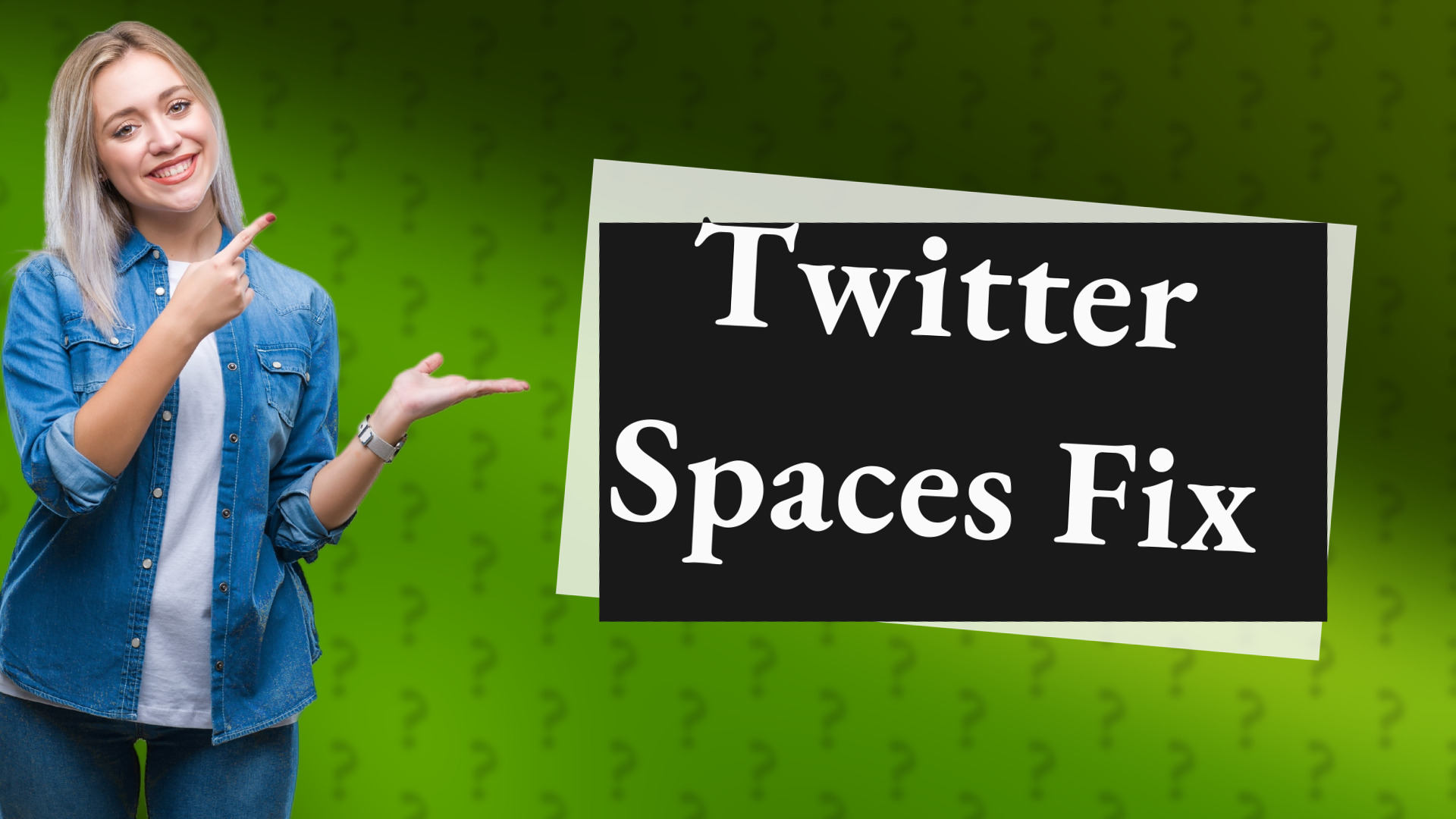 Twitter Spaces Fix