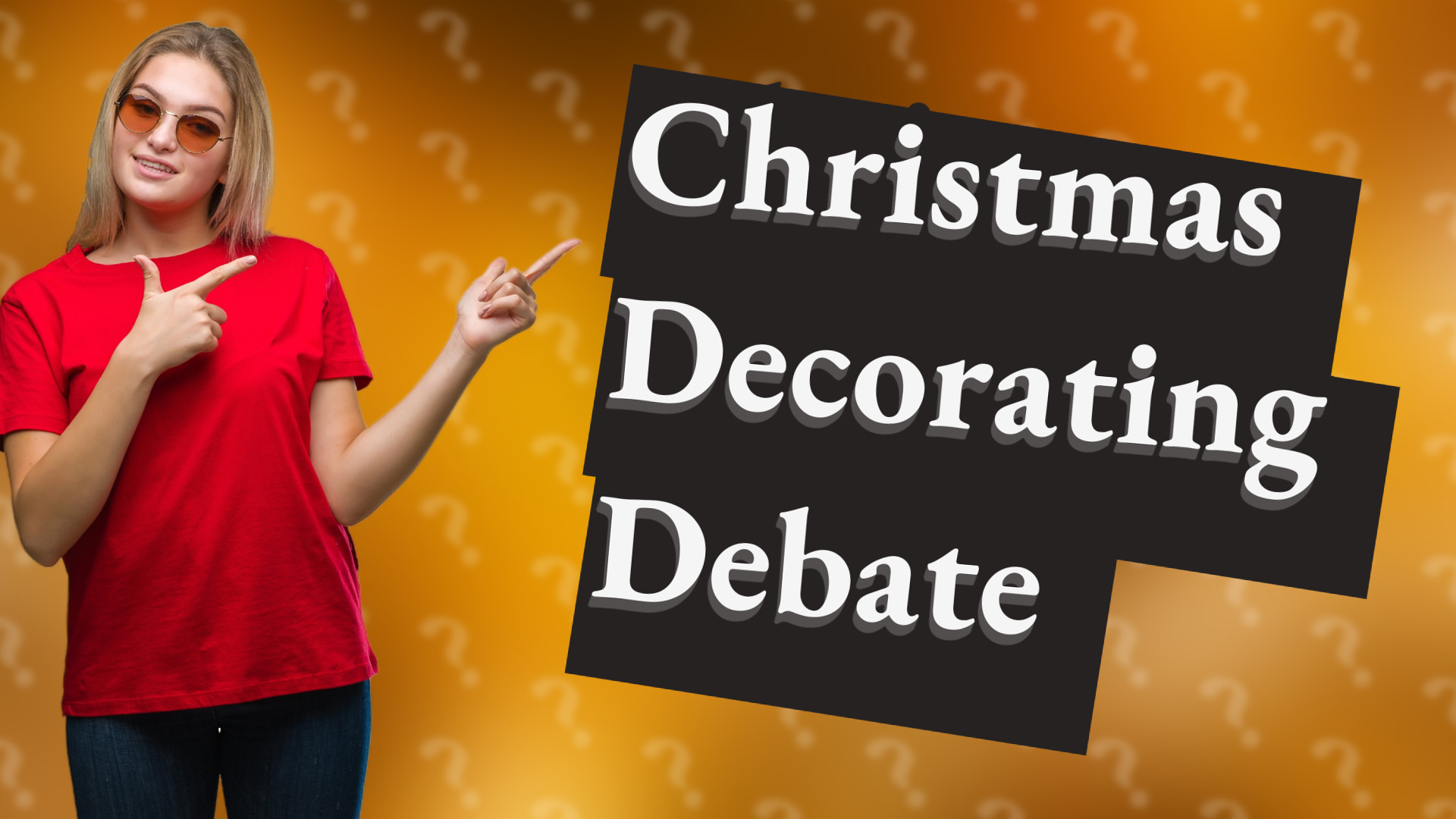 Christmas Decorating Debate