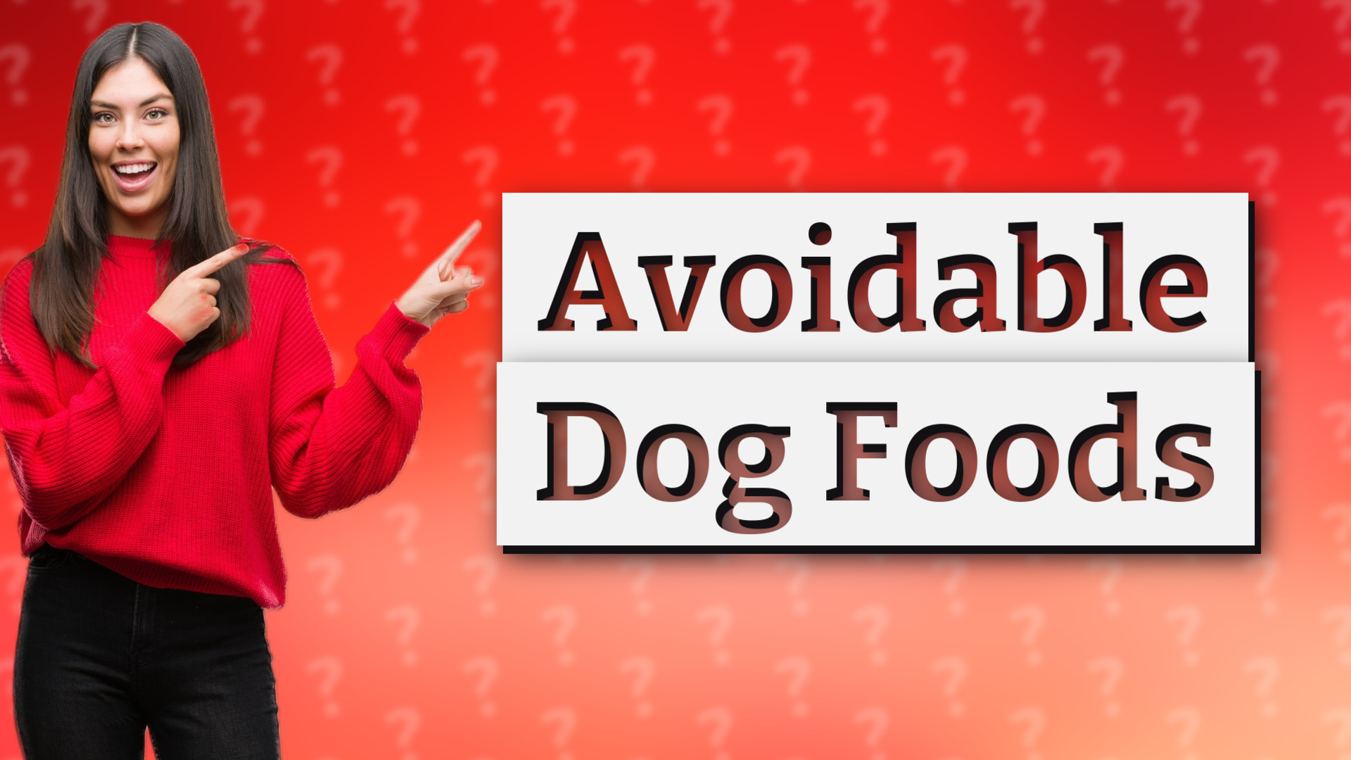 Avoidable Dog Foods