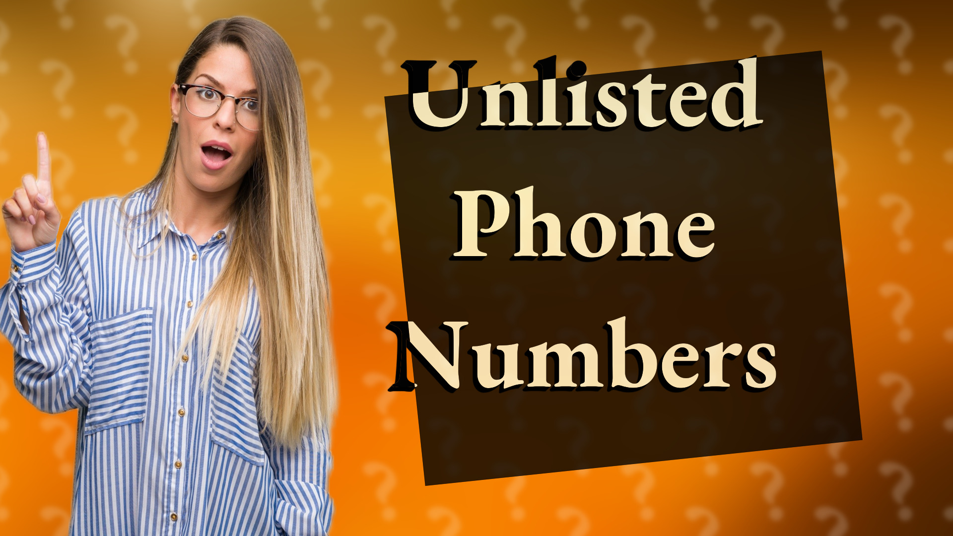 Unlisted Phone Numbers