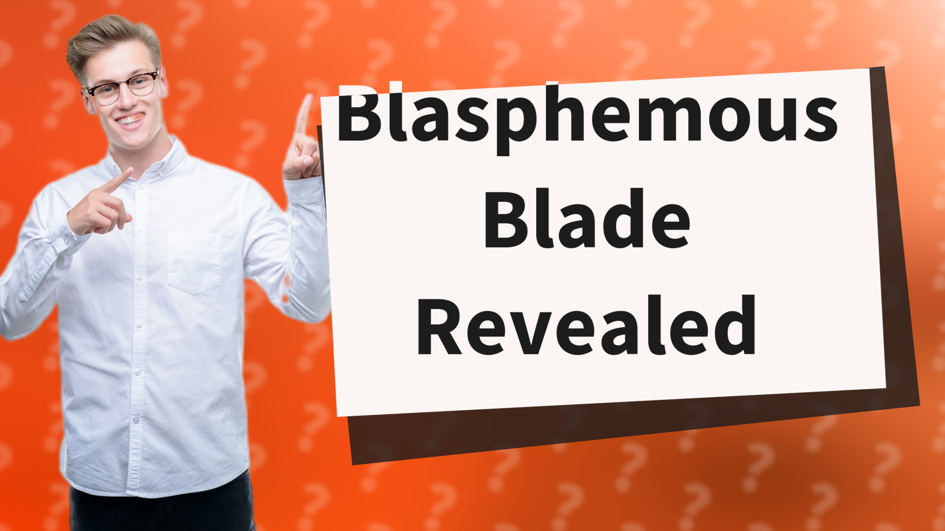 Blasphemous Blade Revealed
