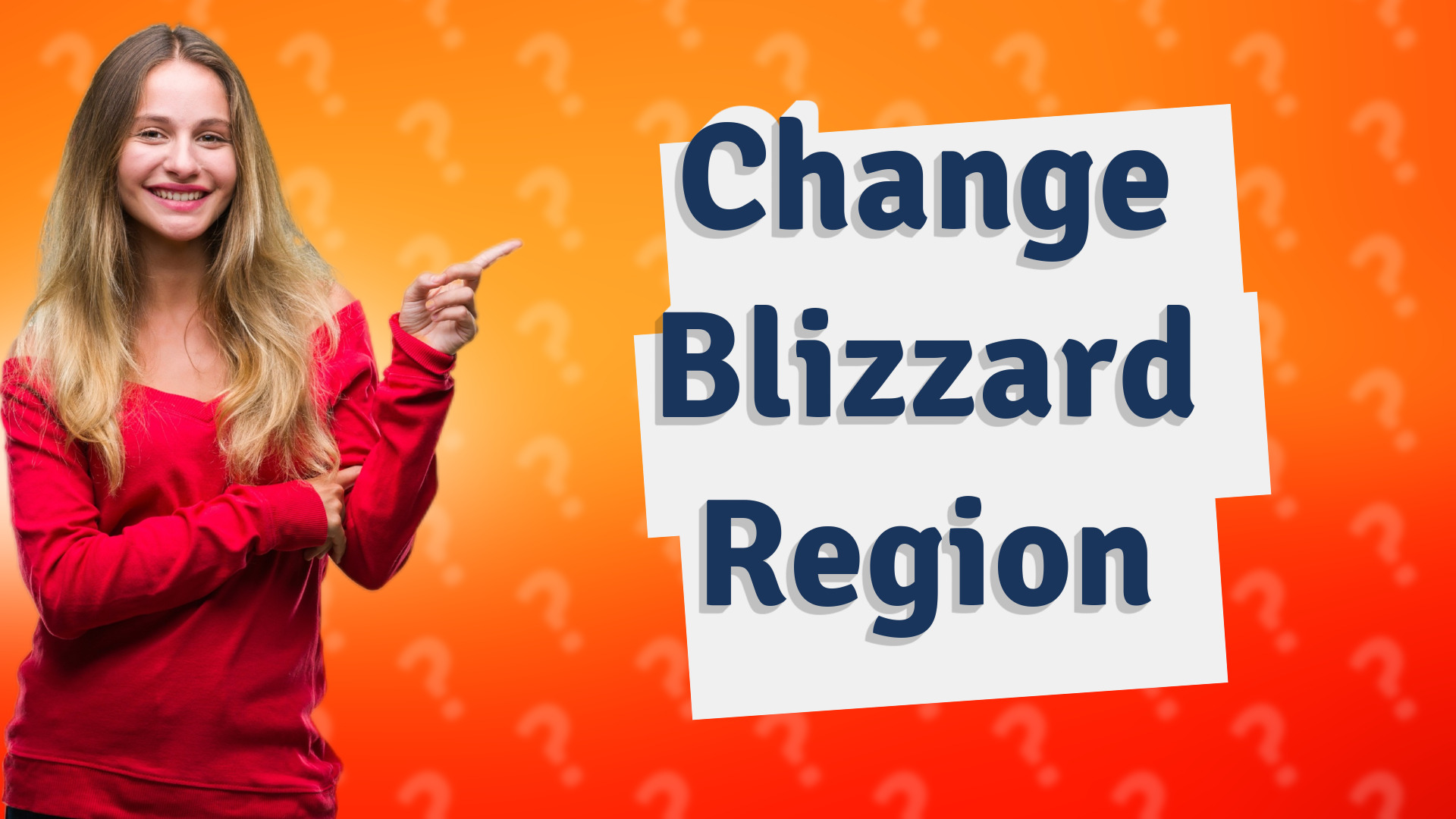 Change Blizzard Region