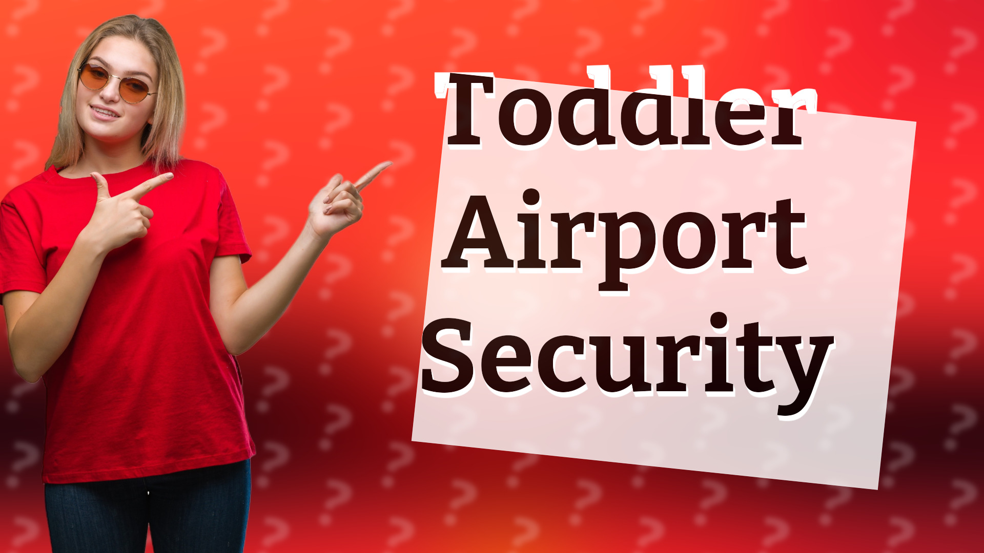Toddler Airport Security