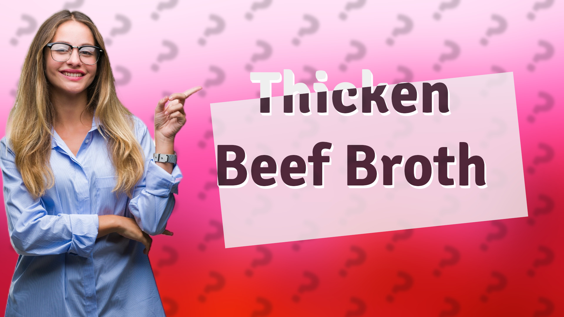 Thicken Beef Broth