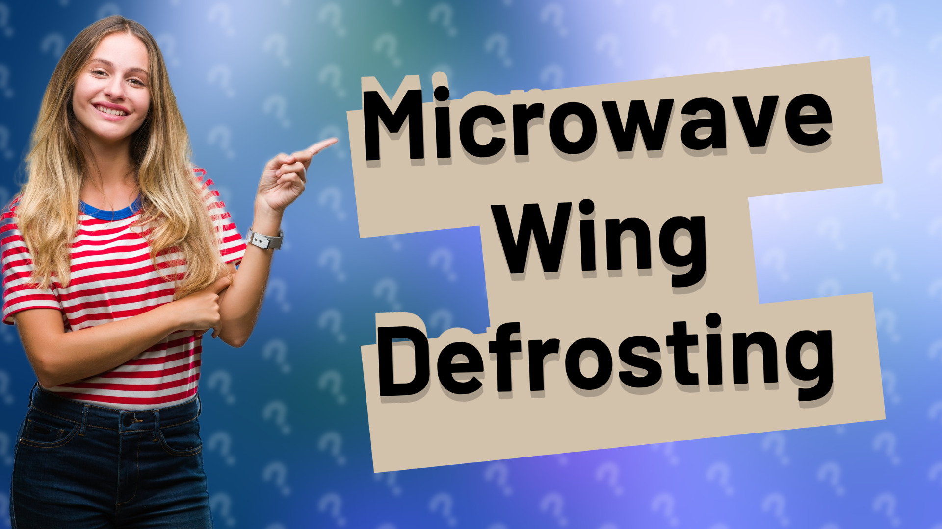 Microwave Wing Defrosting