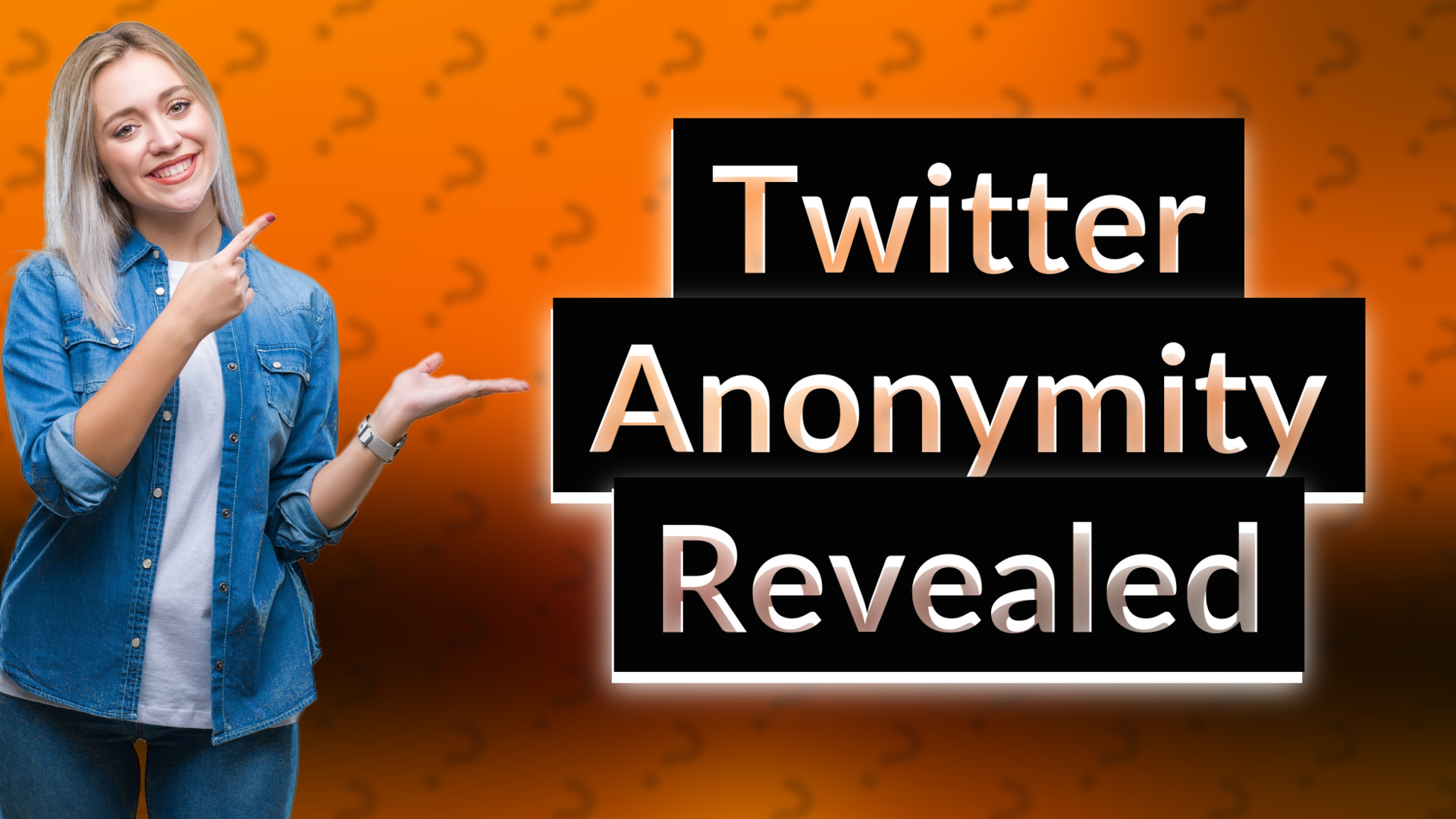 Twitter Anonymity Revealed