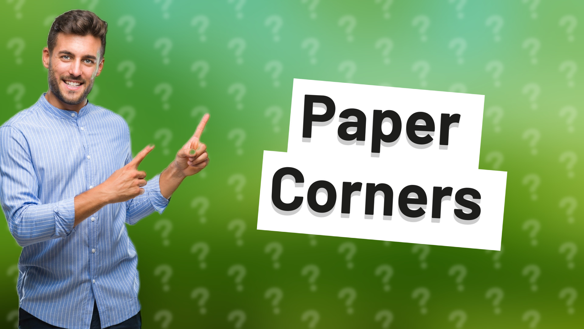 Paper Corners