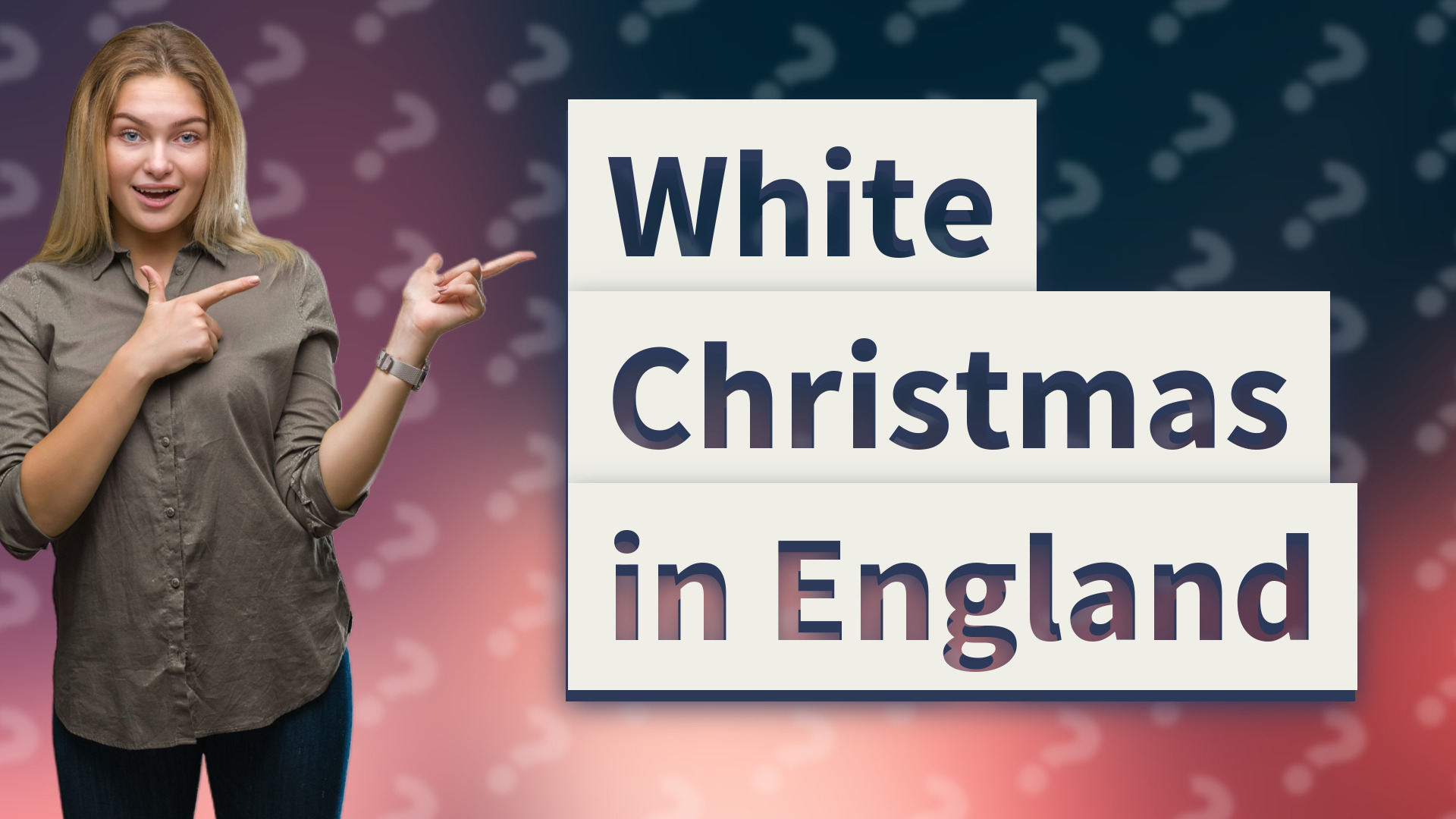 White Christmas in England