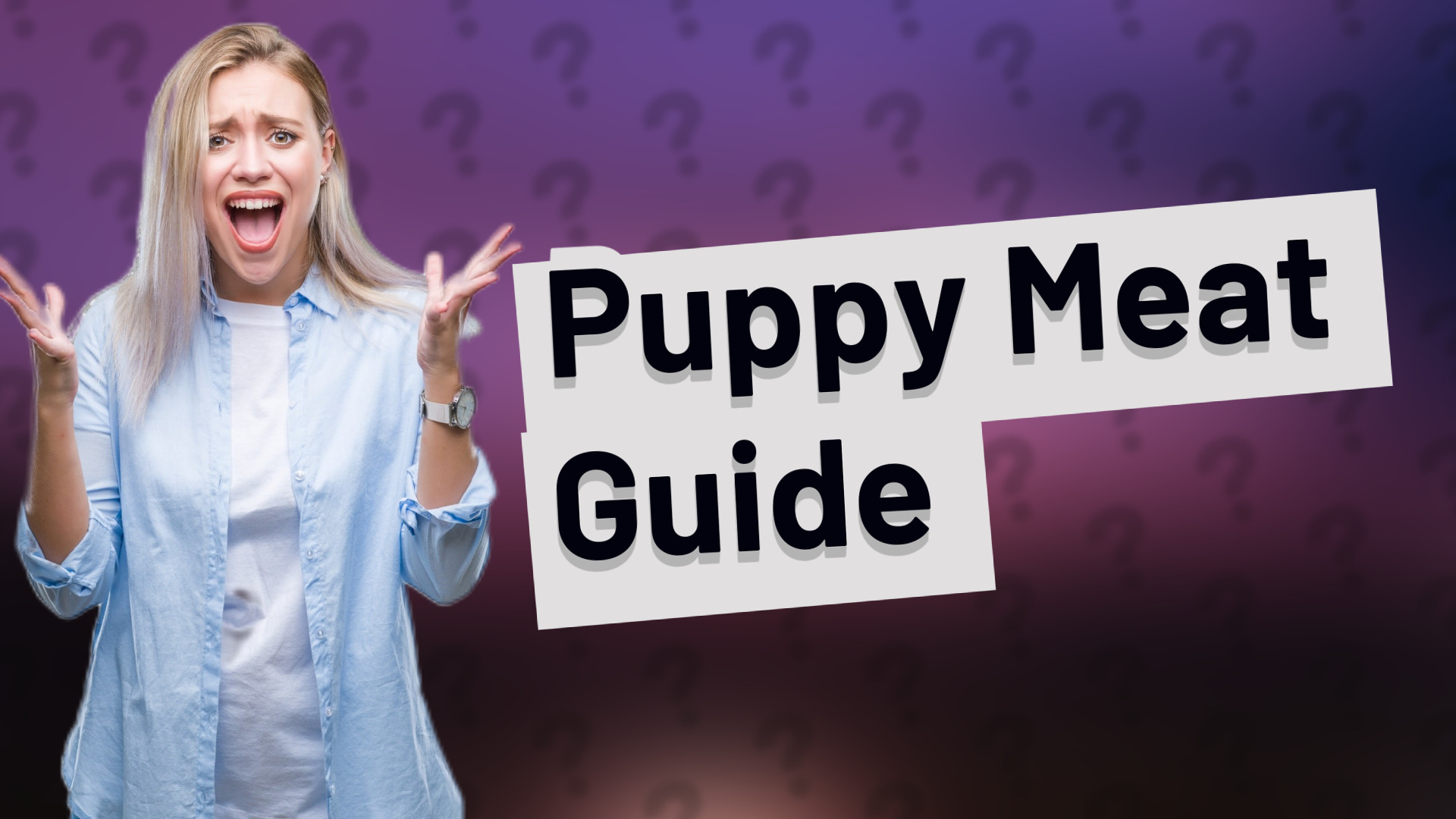 Puppy Meat Guide
