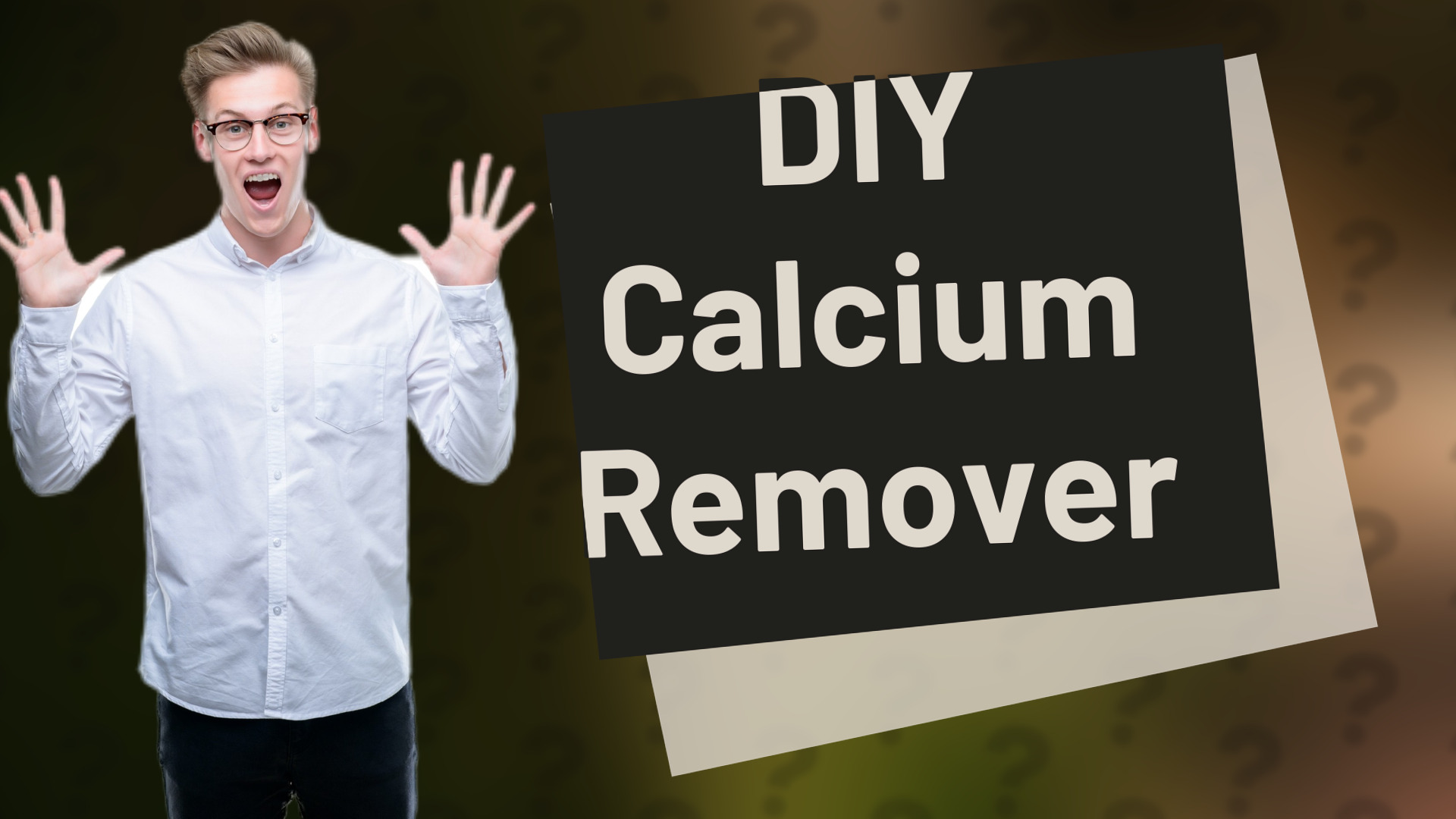 DIY Calcium Remover