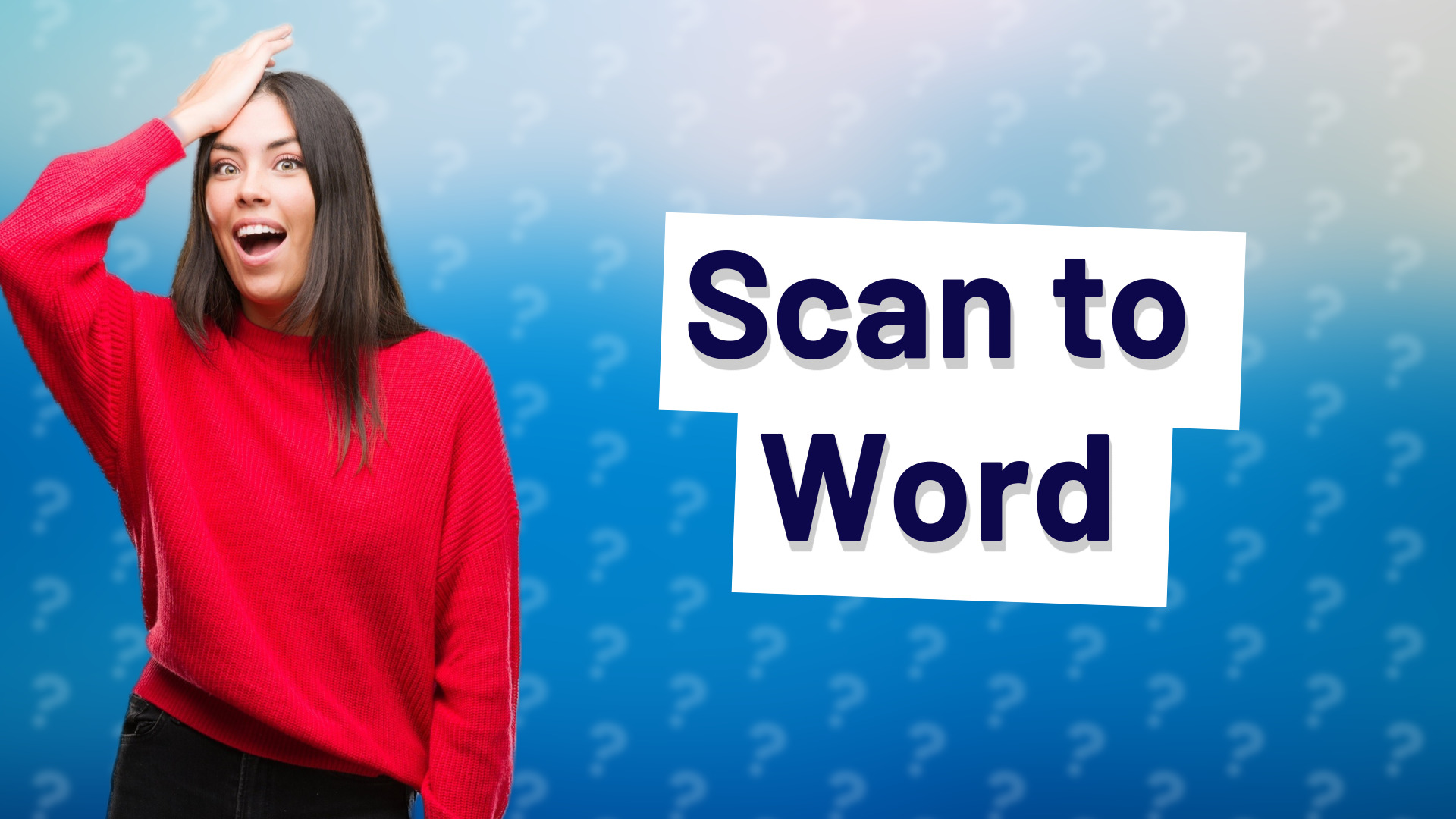 Scan to Word