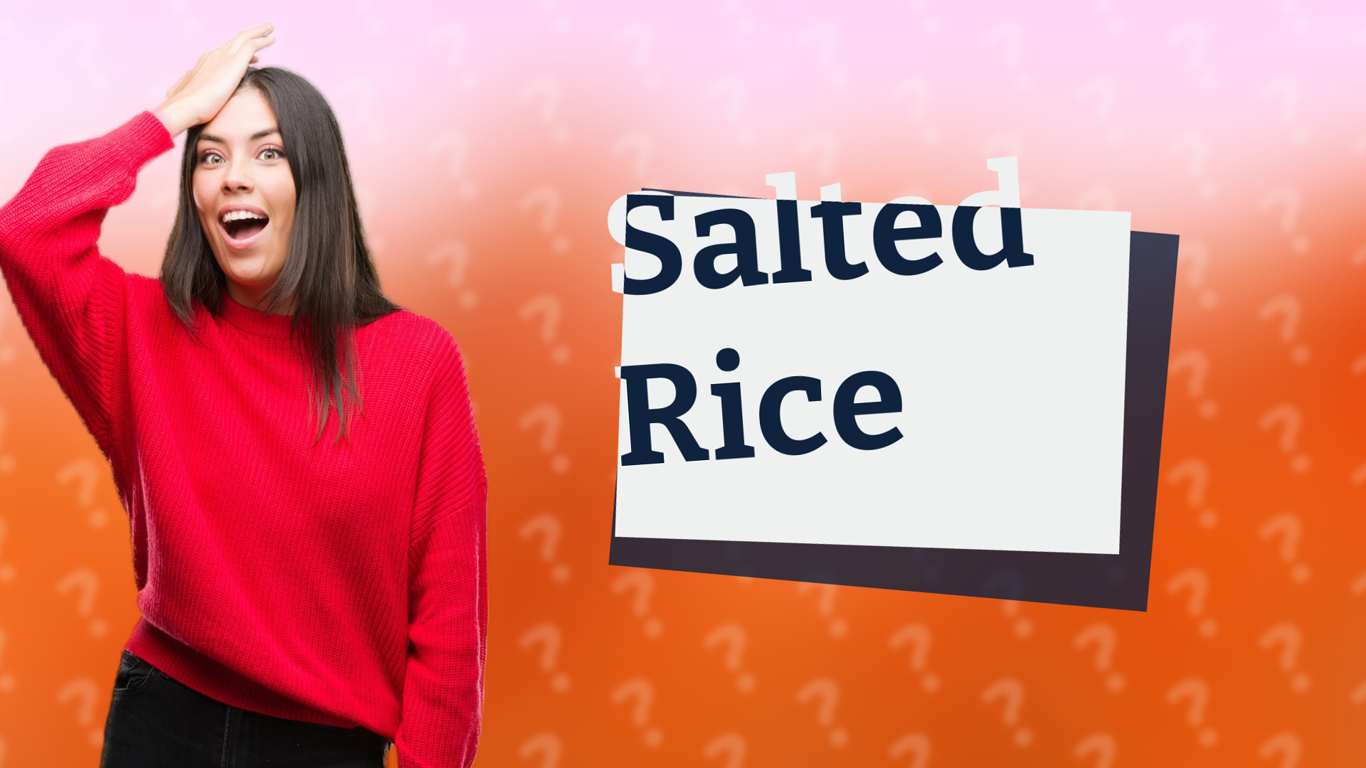 Salted Rice