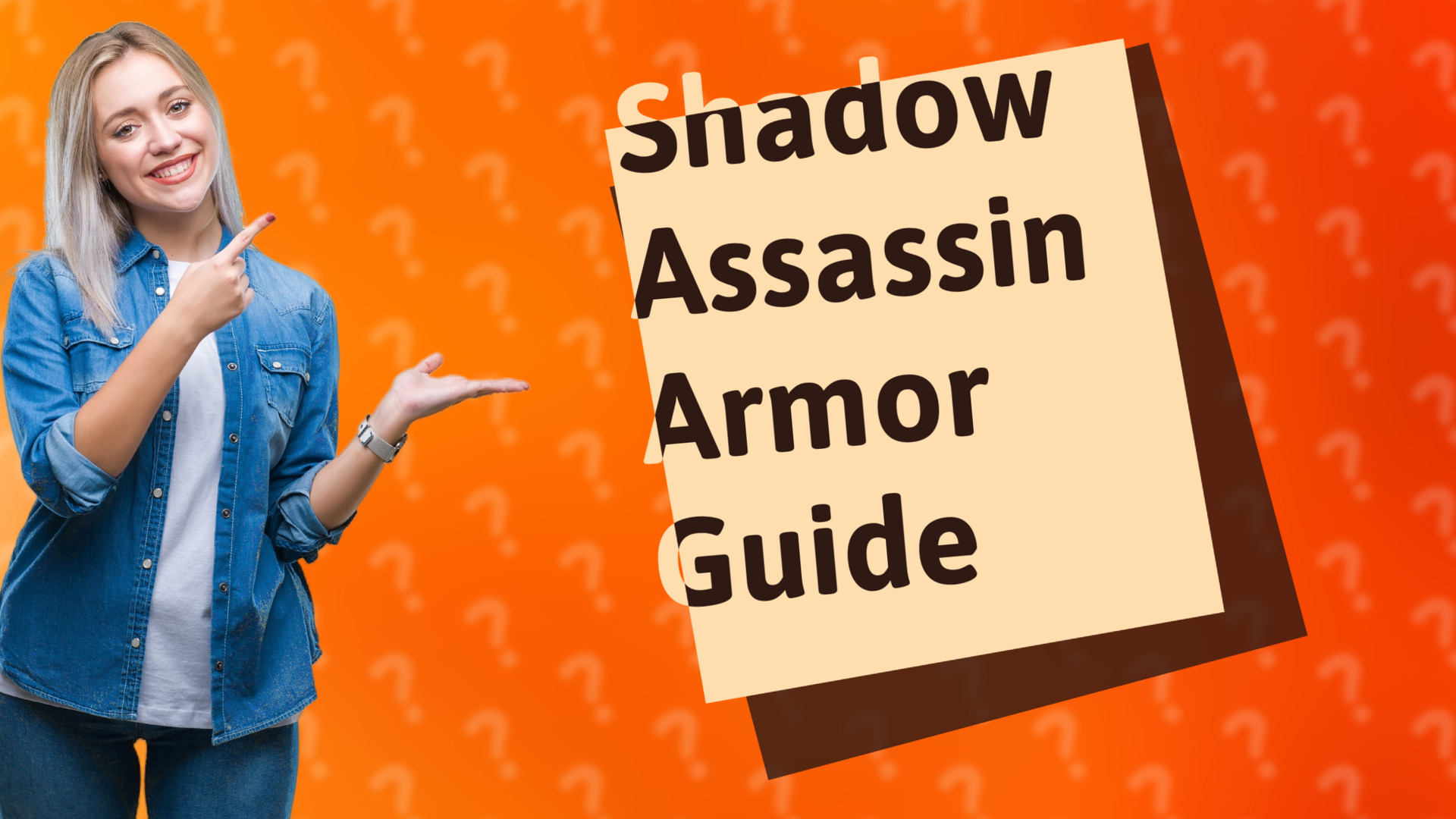 Shadow Assassin Armor Guide