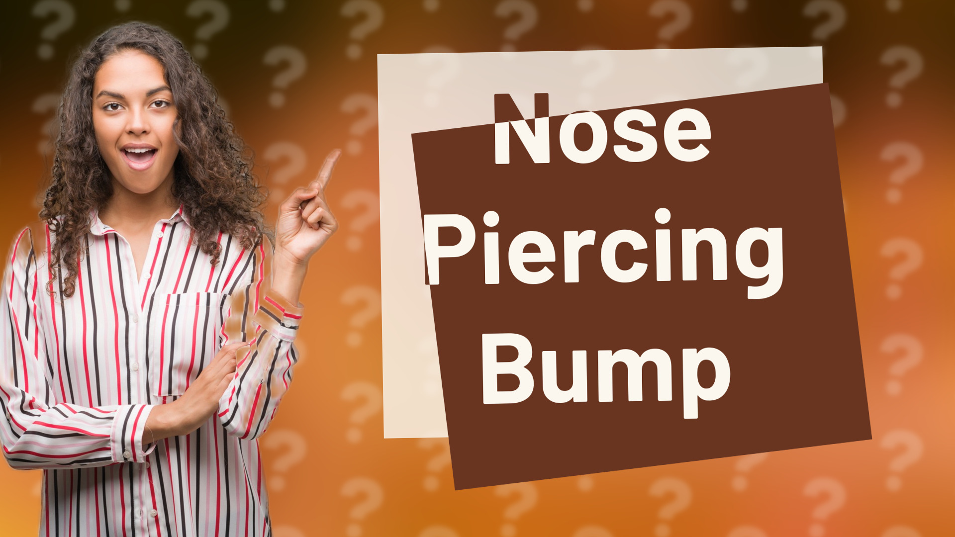 Nose Piercing Bump