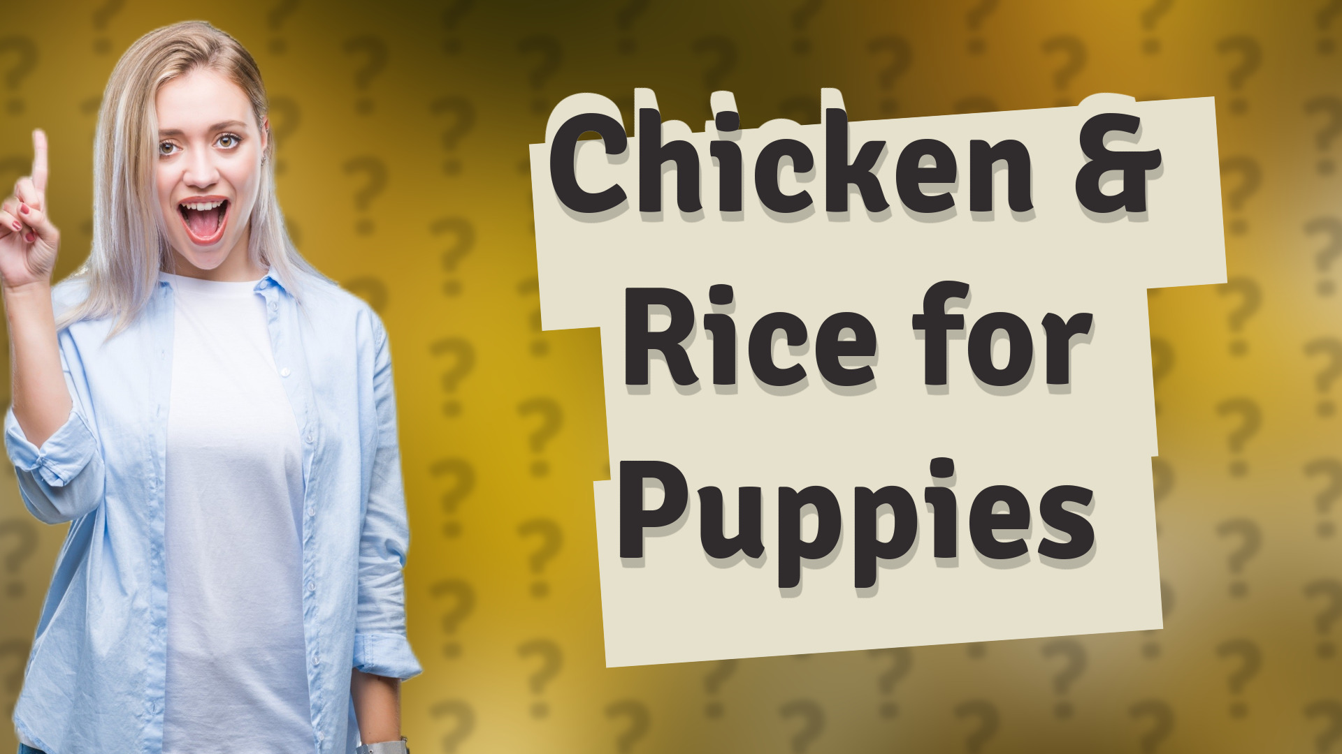 Chicken & Rice for Puppies