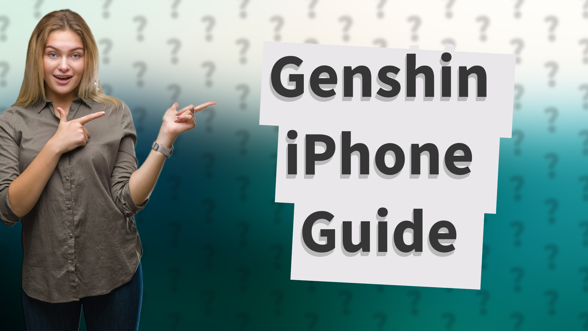 Genshin iPhone Guide