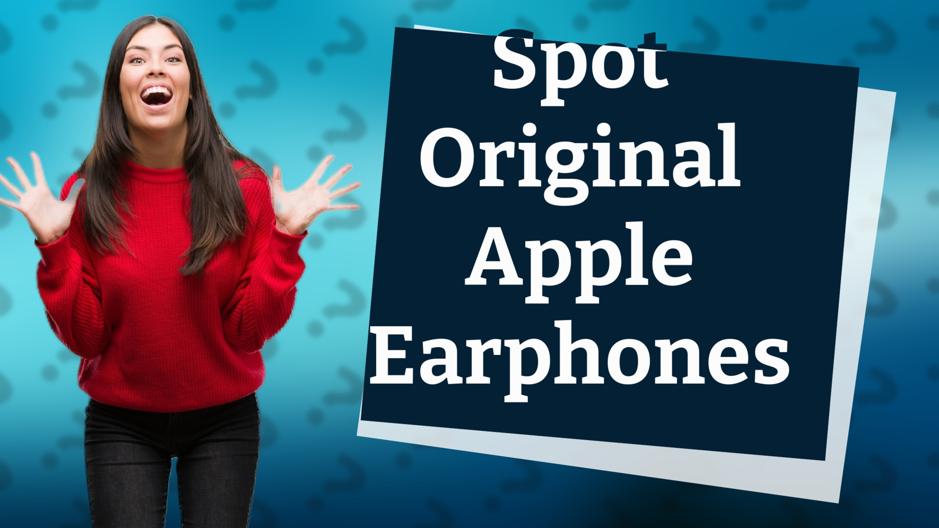 Spot Original Apple Earphones
