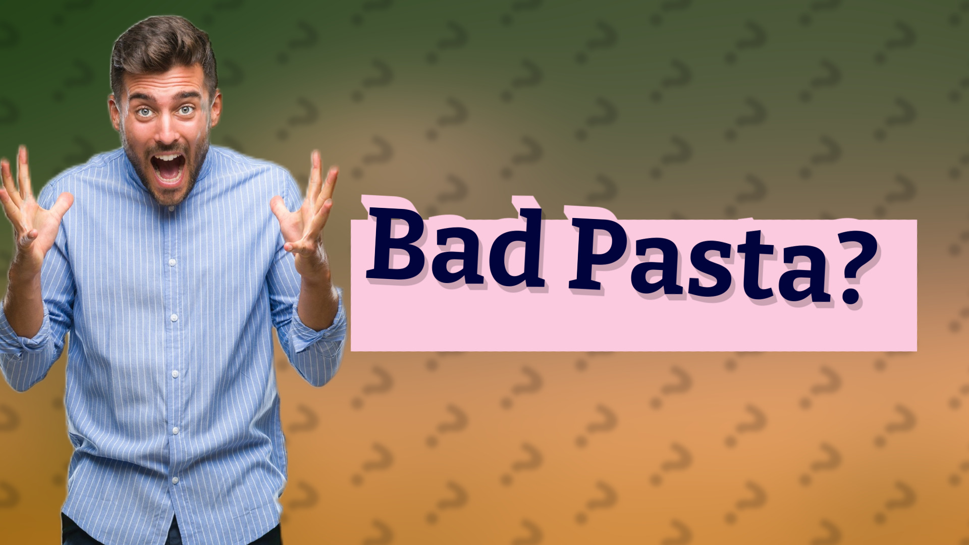 Bad Pasta?