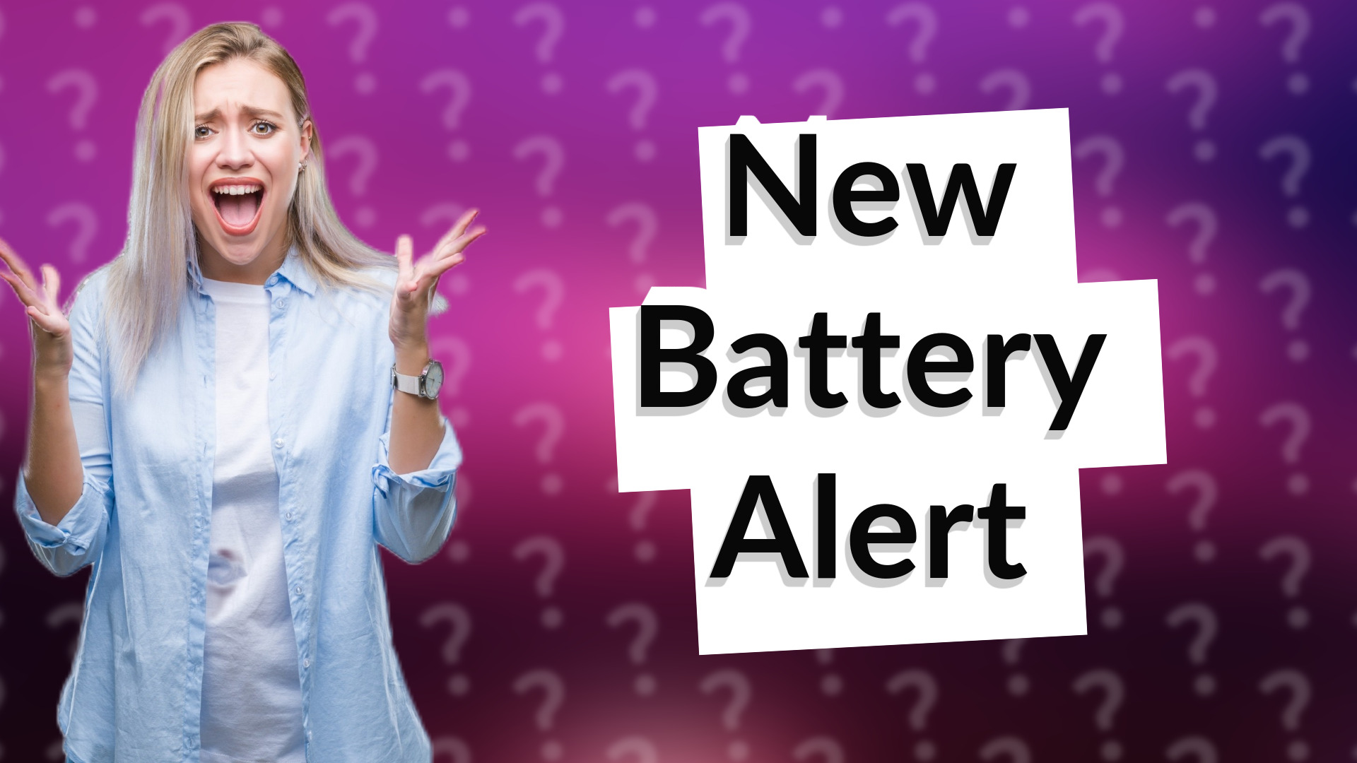 New Battery Alert