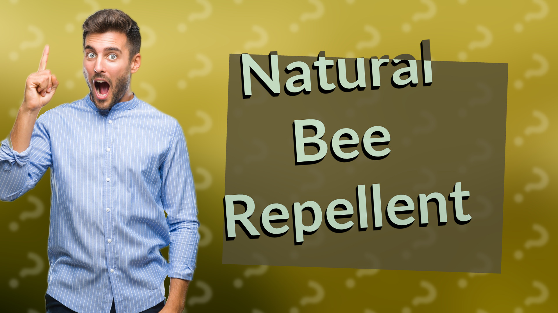 Natural Bee Repellent