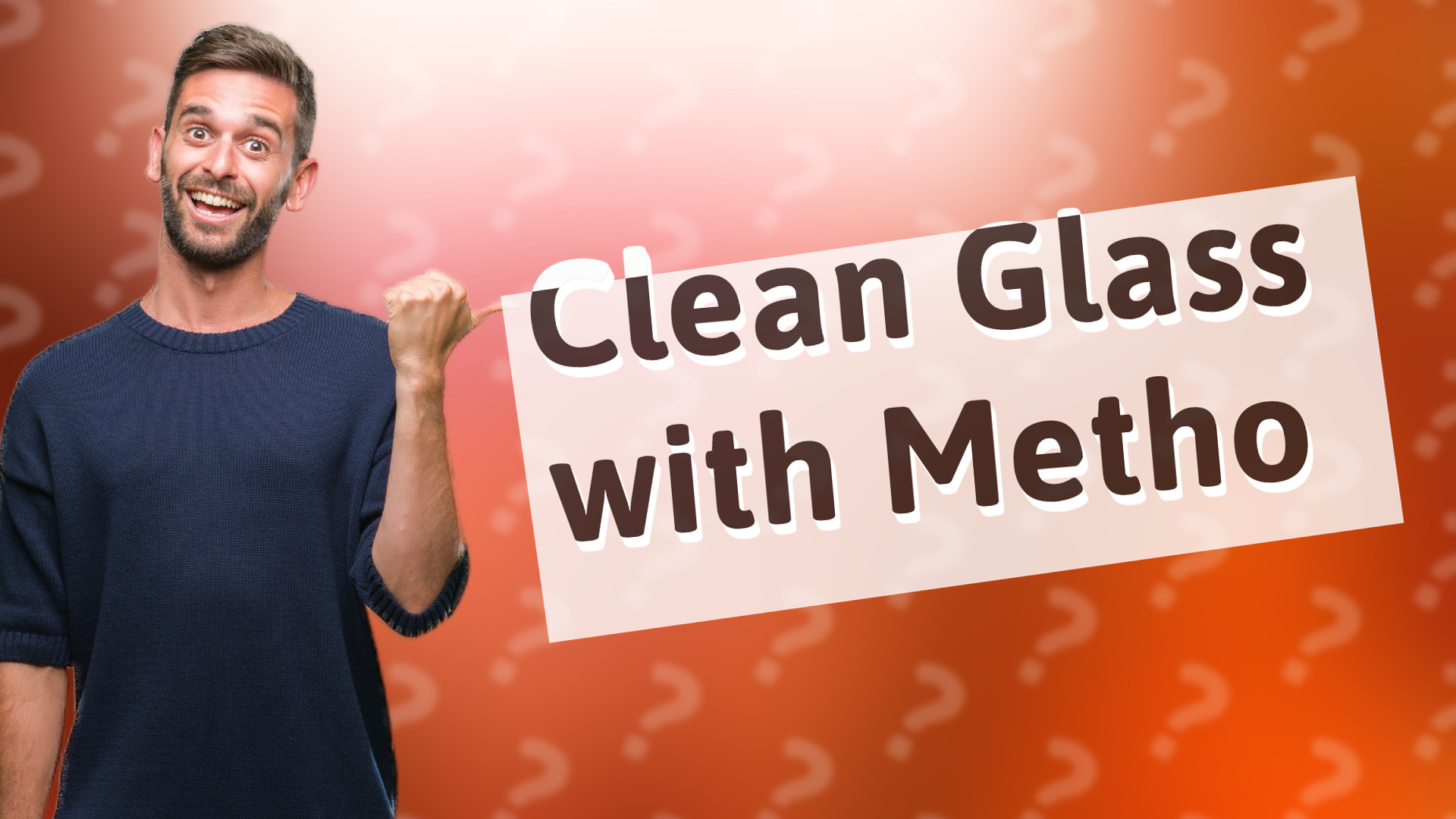 Clean Glass with Metho