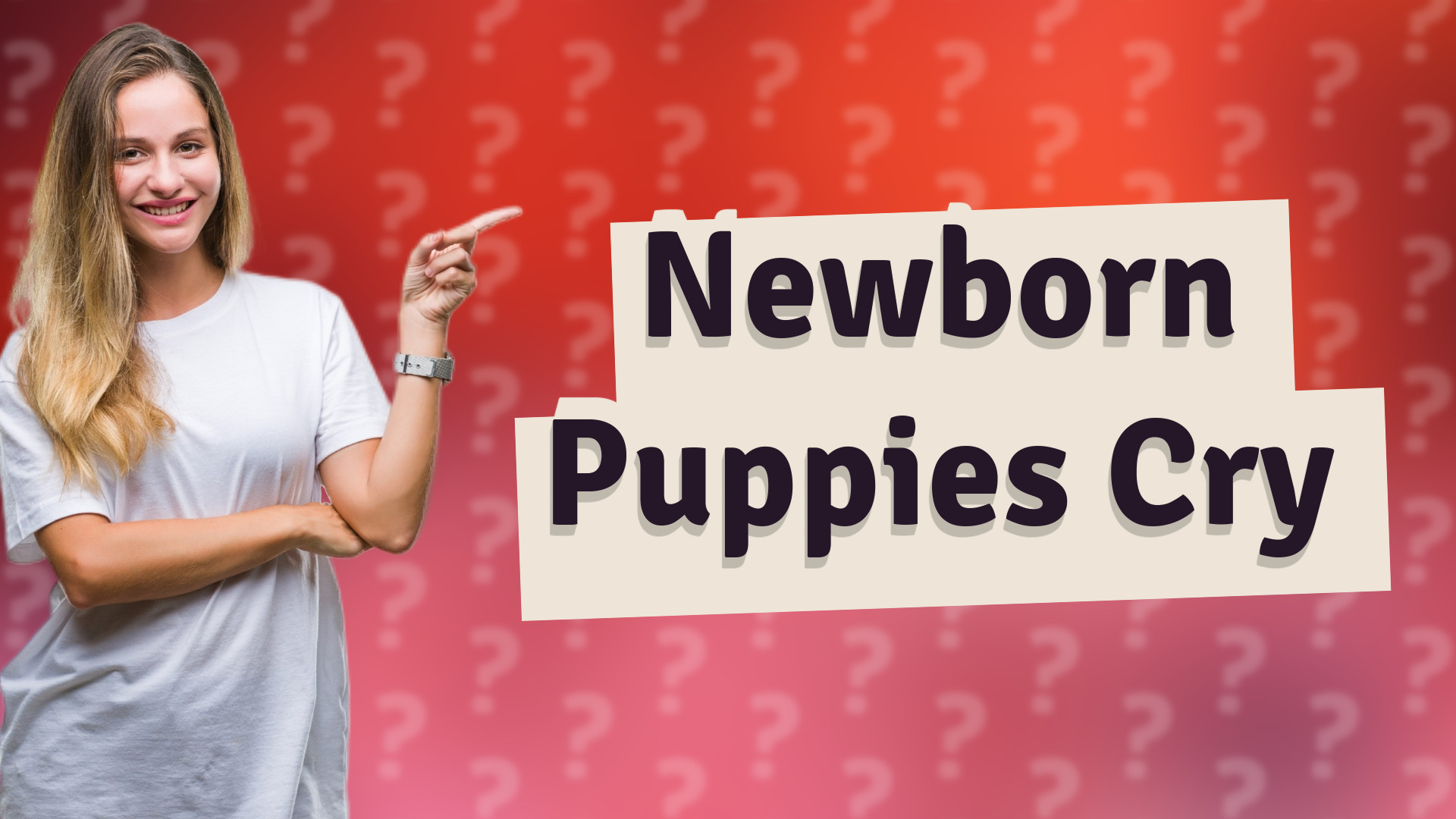 Newborn Puppies Cry