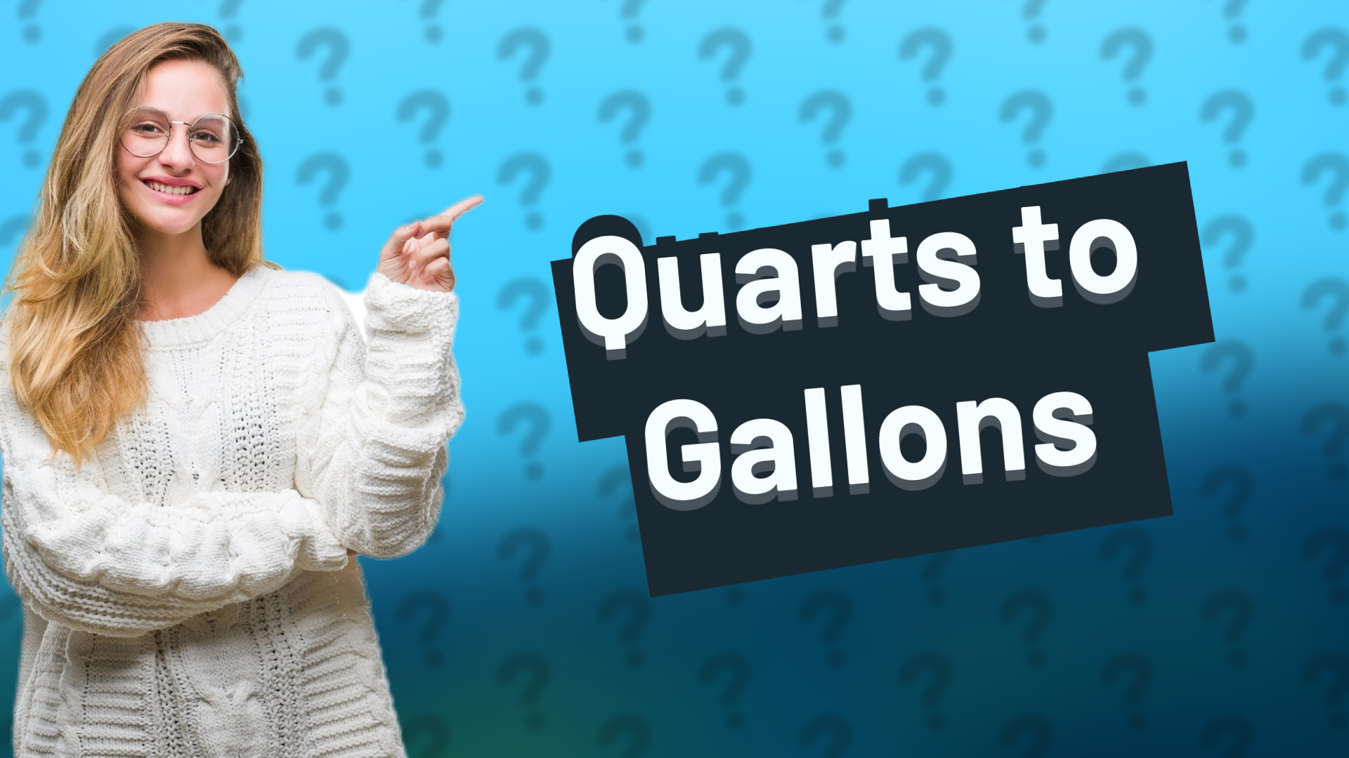 Quarts to Gallons