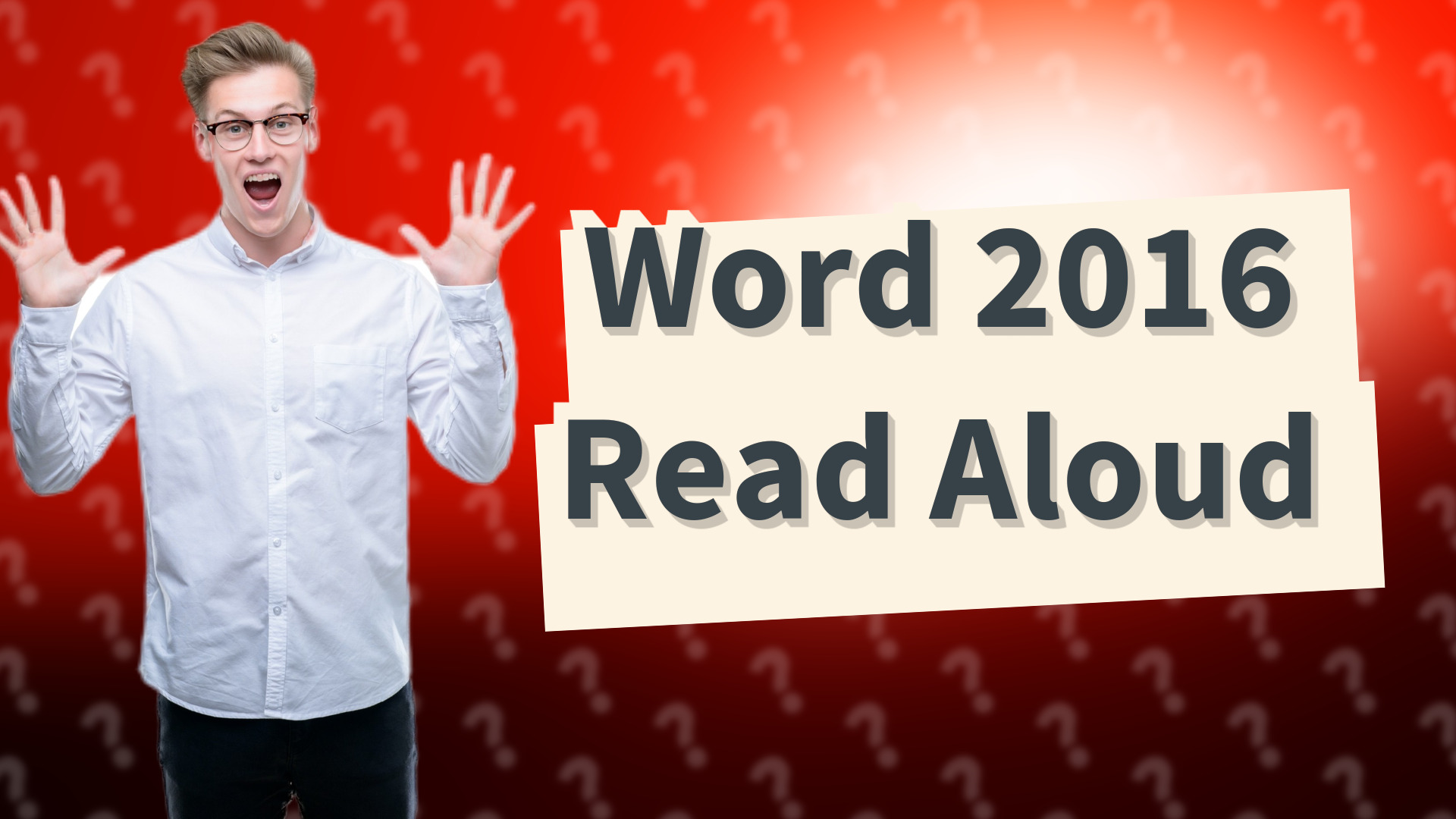 Word 2016 Read Aloud