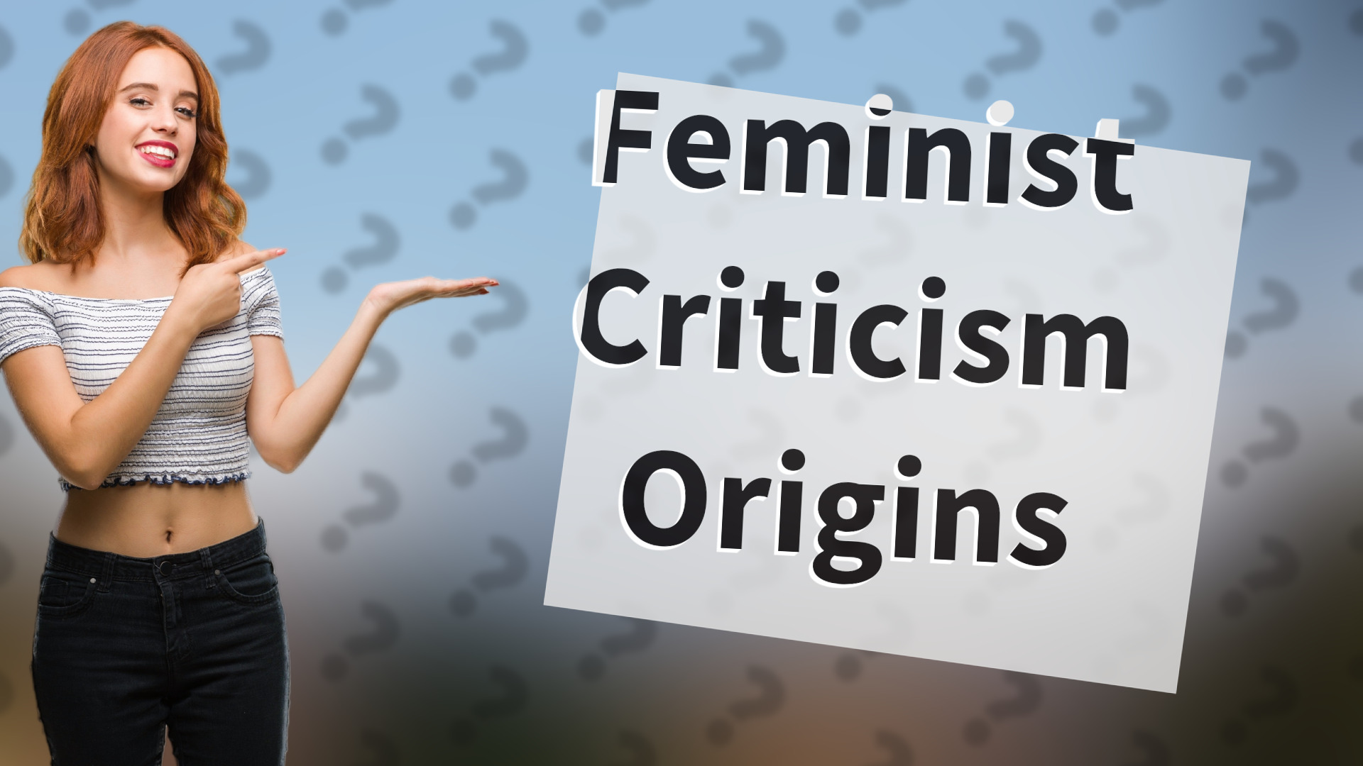 Feminist Criticism Origins