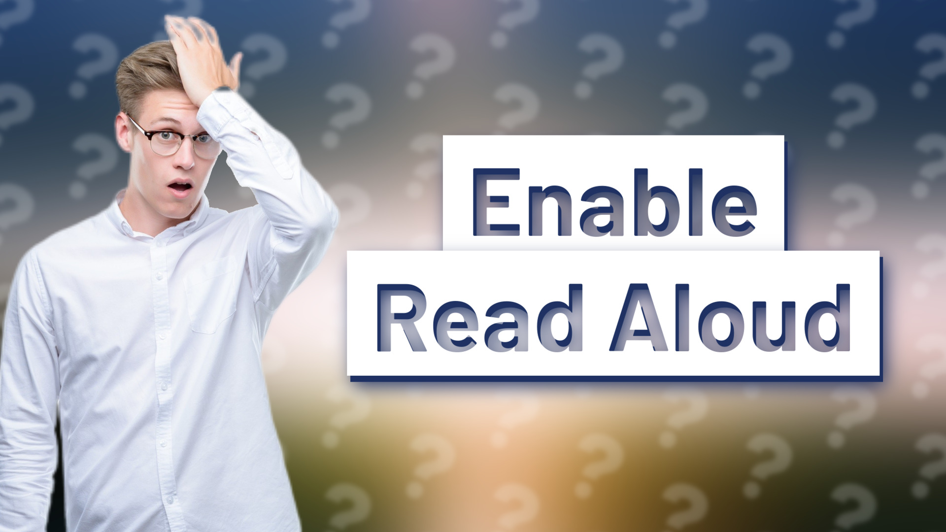 Enable Read Aloud