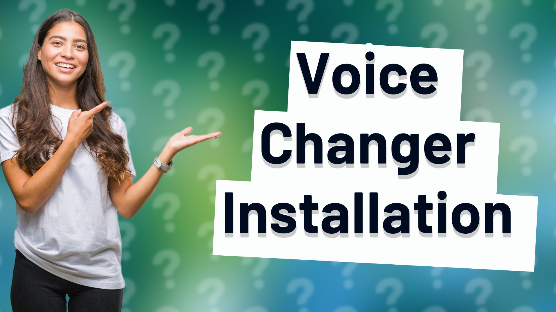 Voice Changer Installation