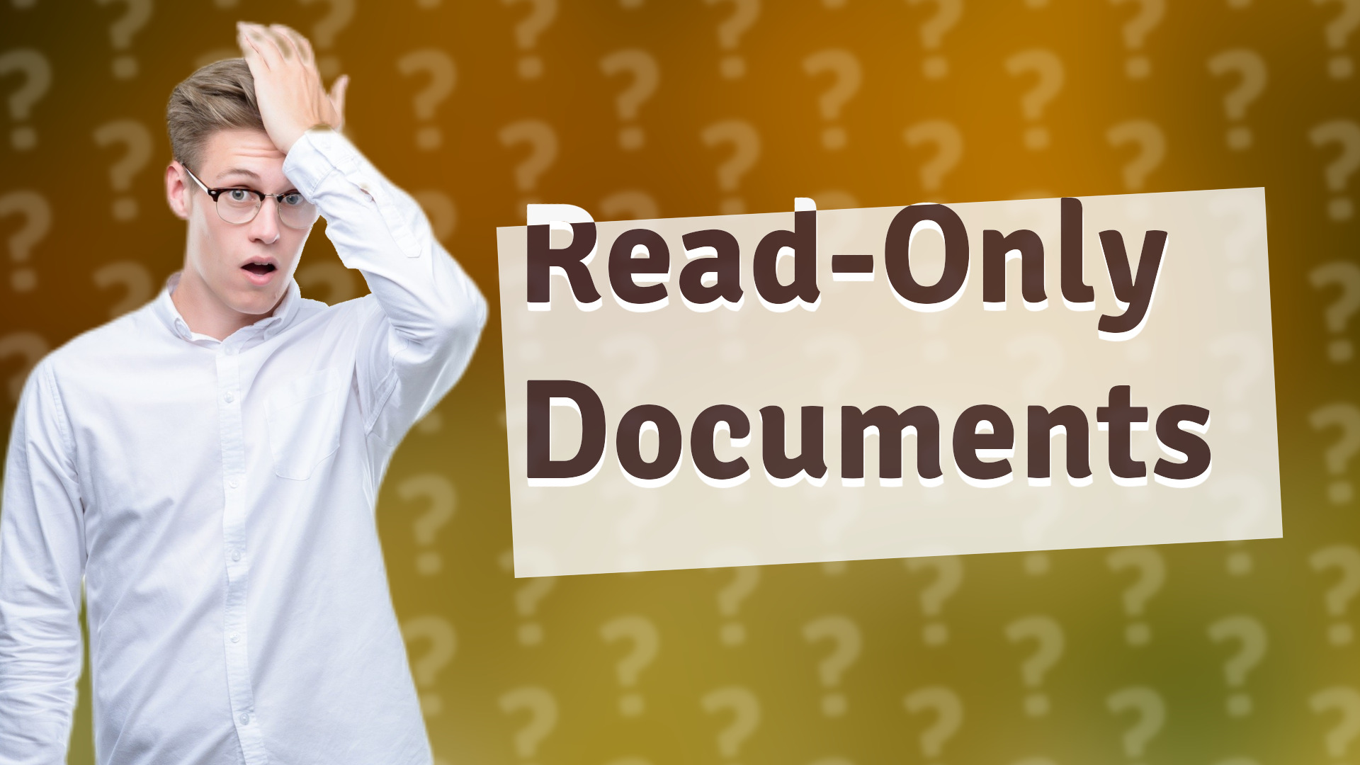 Read-Only Documents