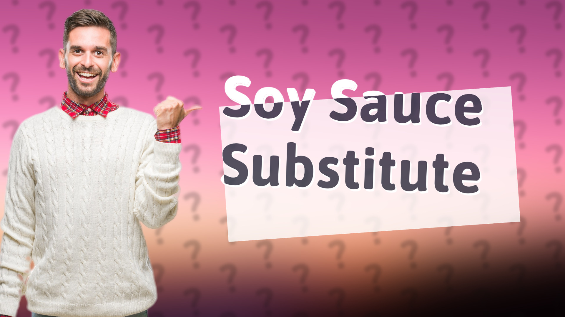 Soy Sauce Substitute