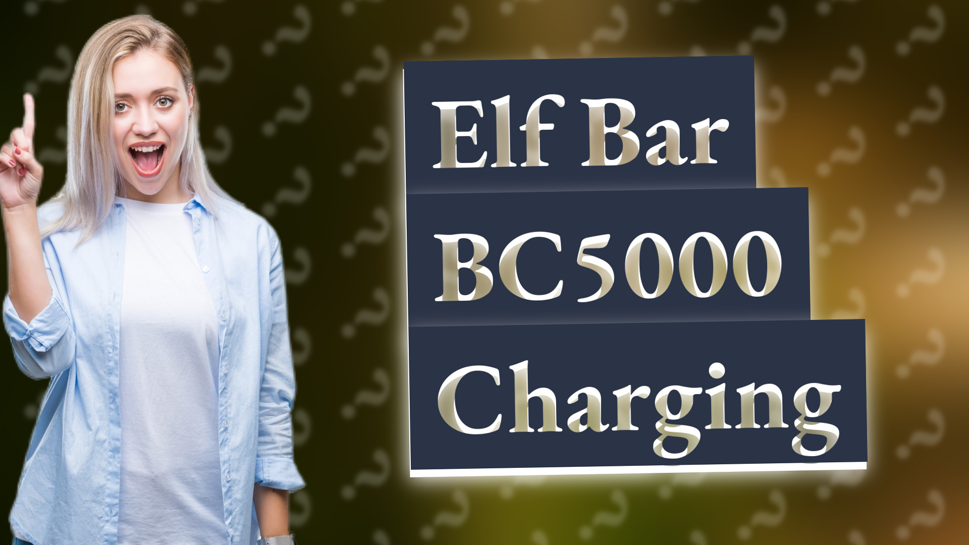Elf Bar BC5000 Charging
