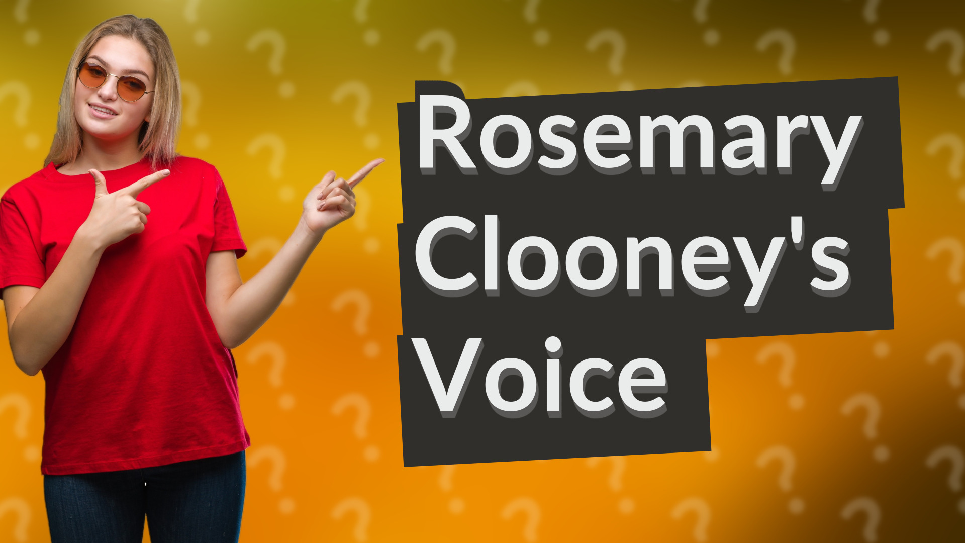 Rosemary Clooney's Voice