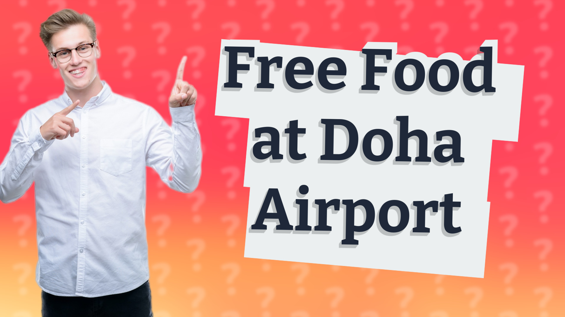 Free Food at Doha Airport