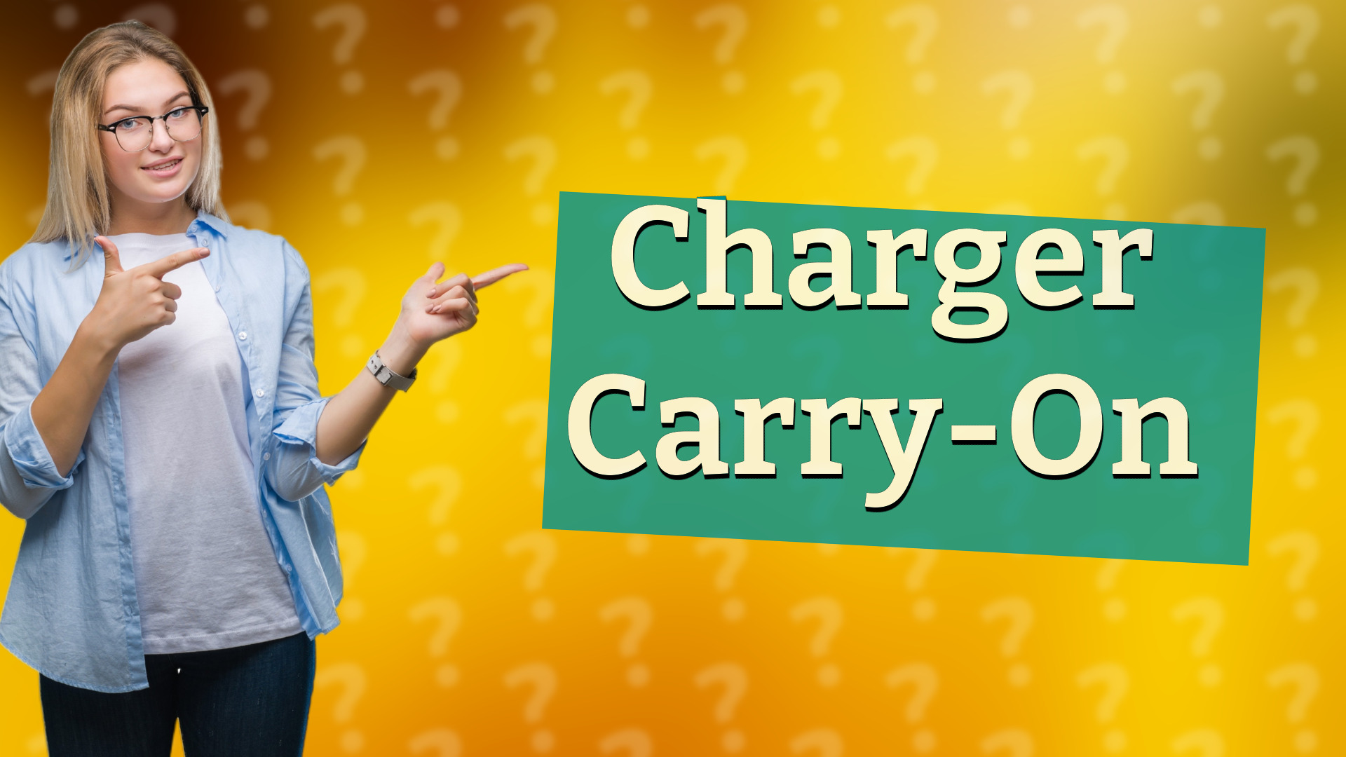 Charger Carry-On