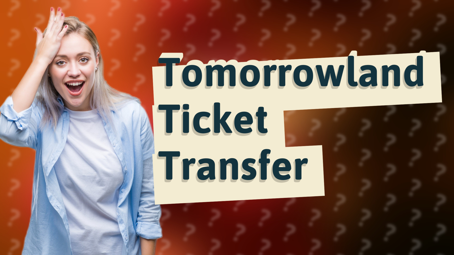 Tomorrowland Ticket Transfer