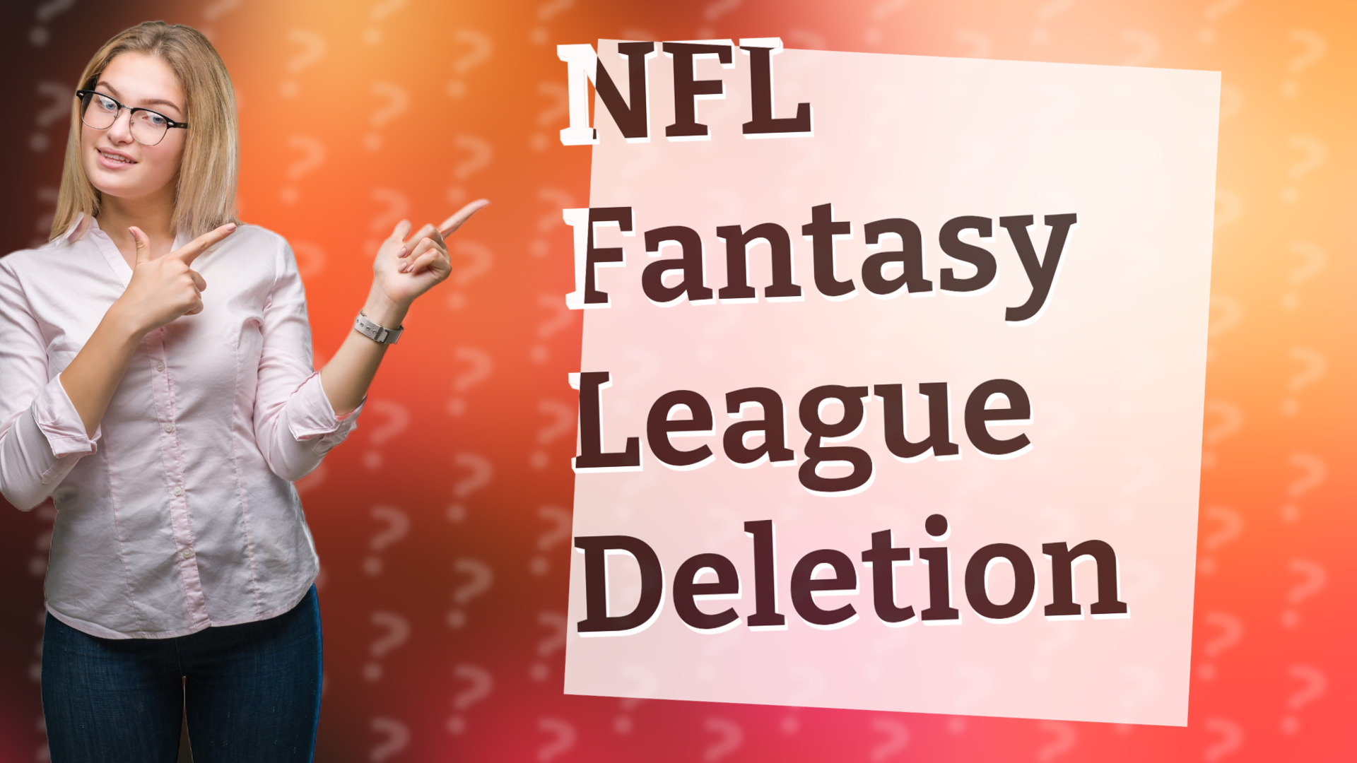 NFL Fantasy League Deletion