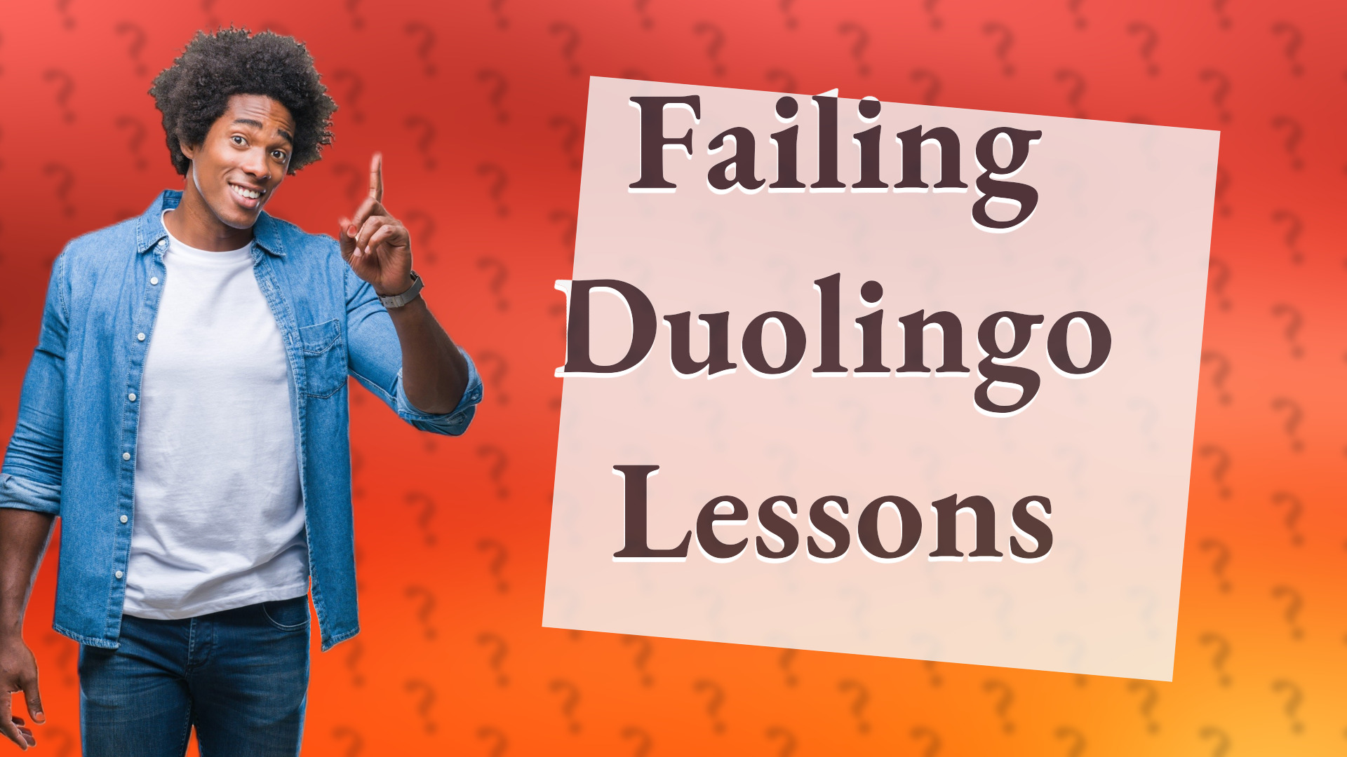 Failing Duolingo Lessons