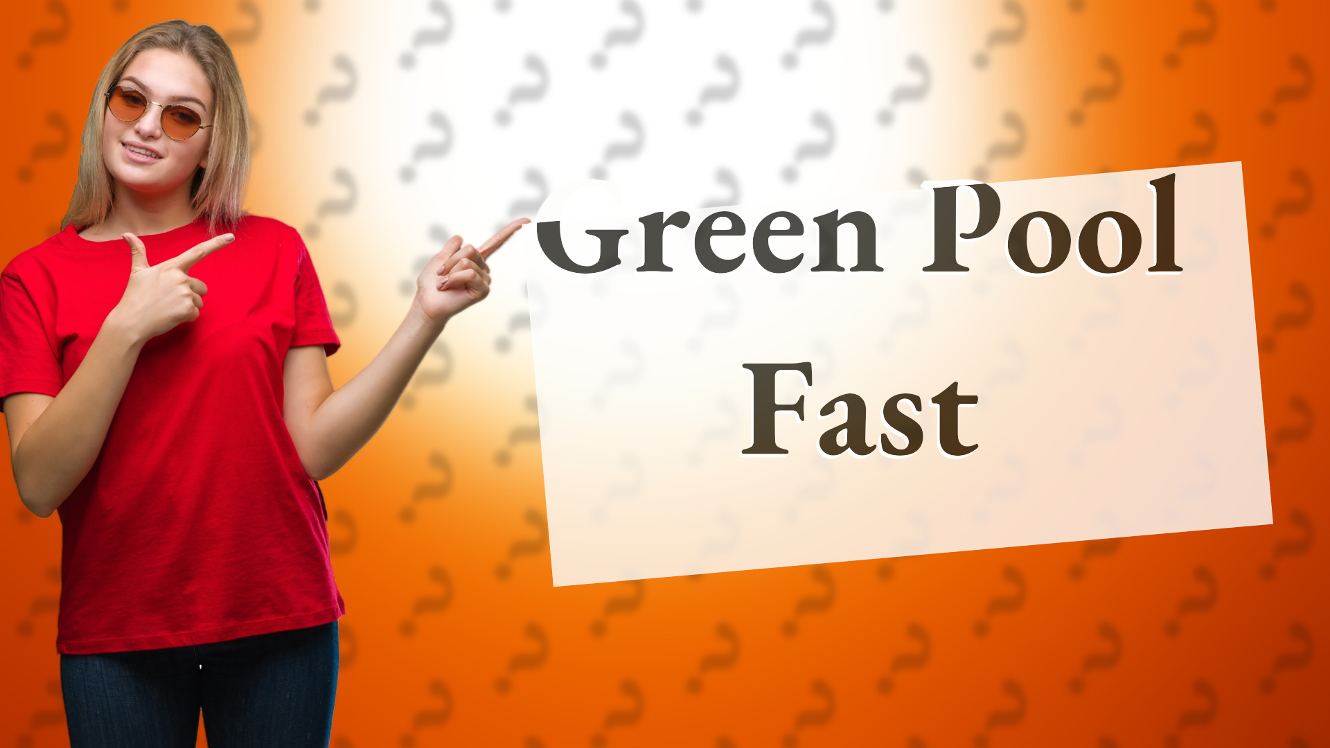 Green Pool Fast