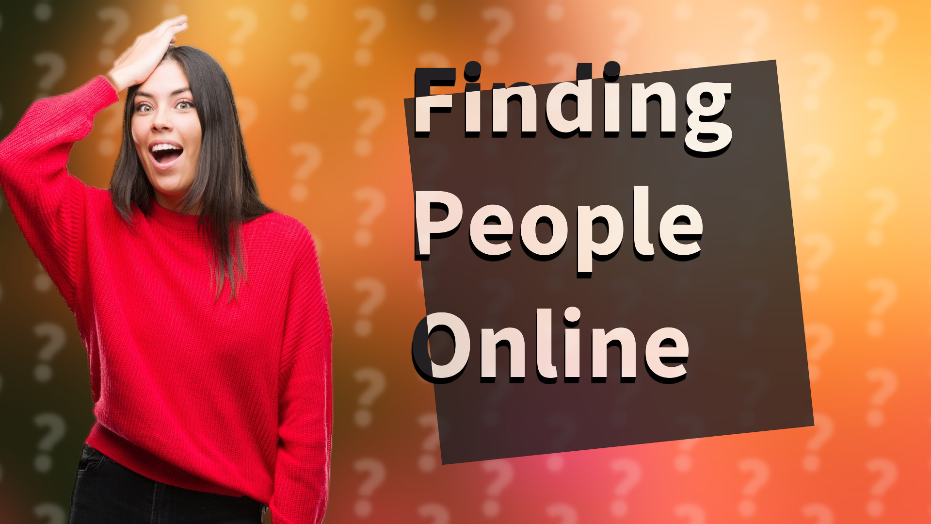 Finding People Online
