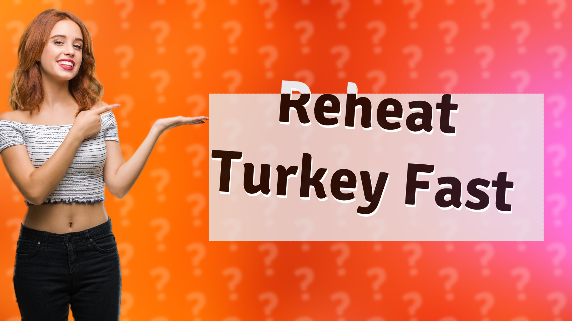 Reheat Turkey Fast