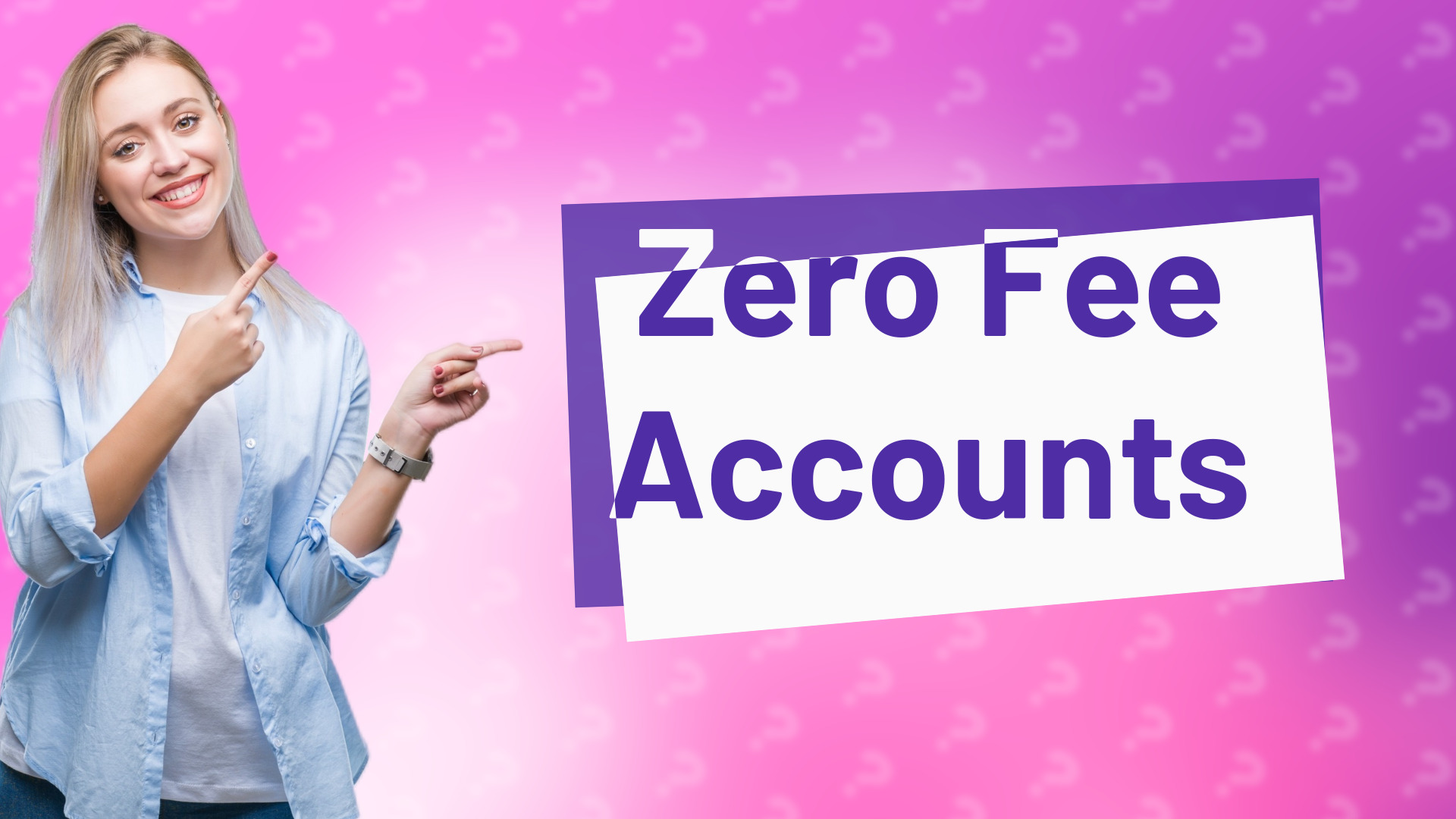 Zero Fee Accounts