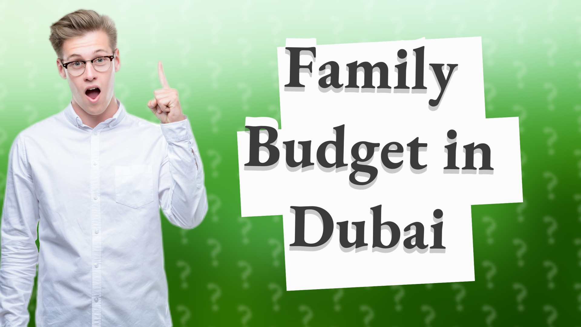 Family Budget in Dubai
