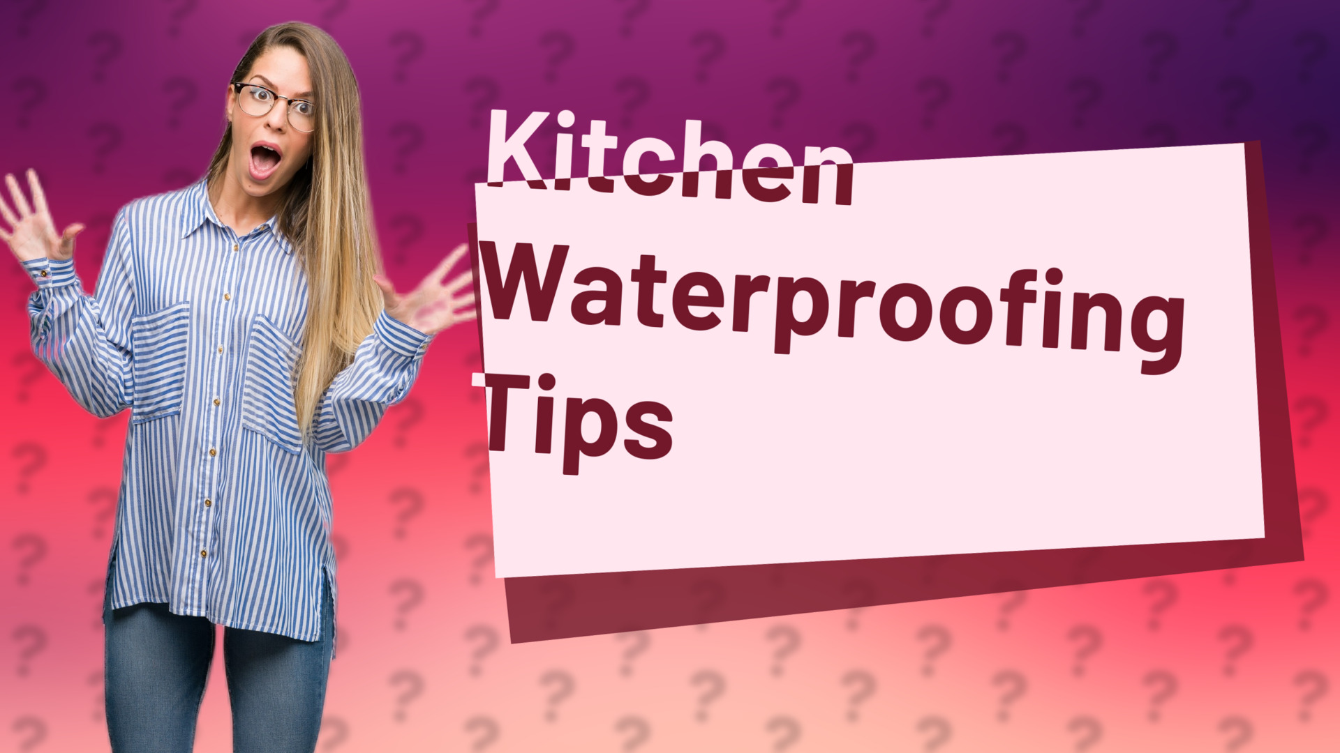 Kitchen Waterproofing Tips