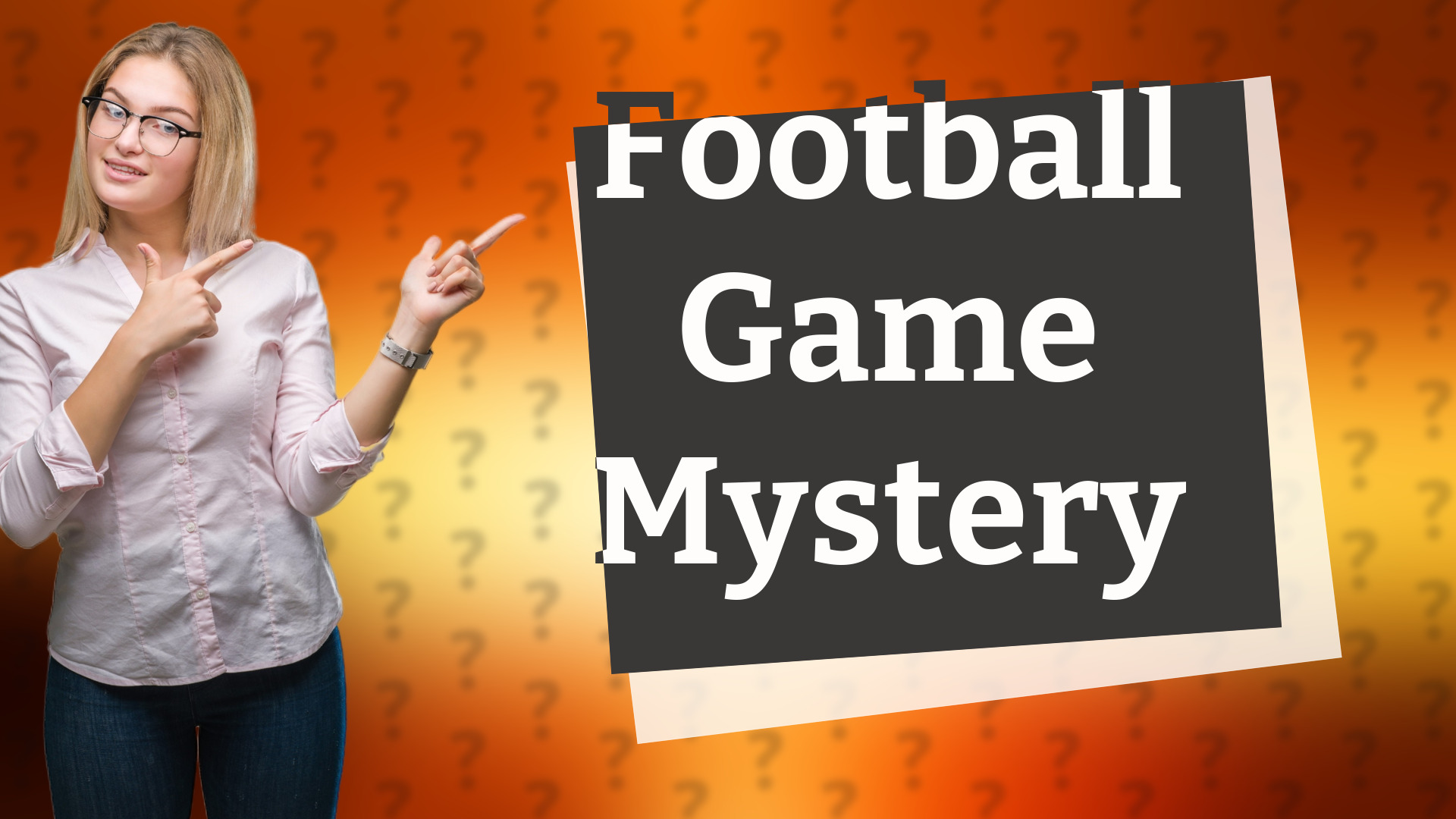 Football Game Mystery